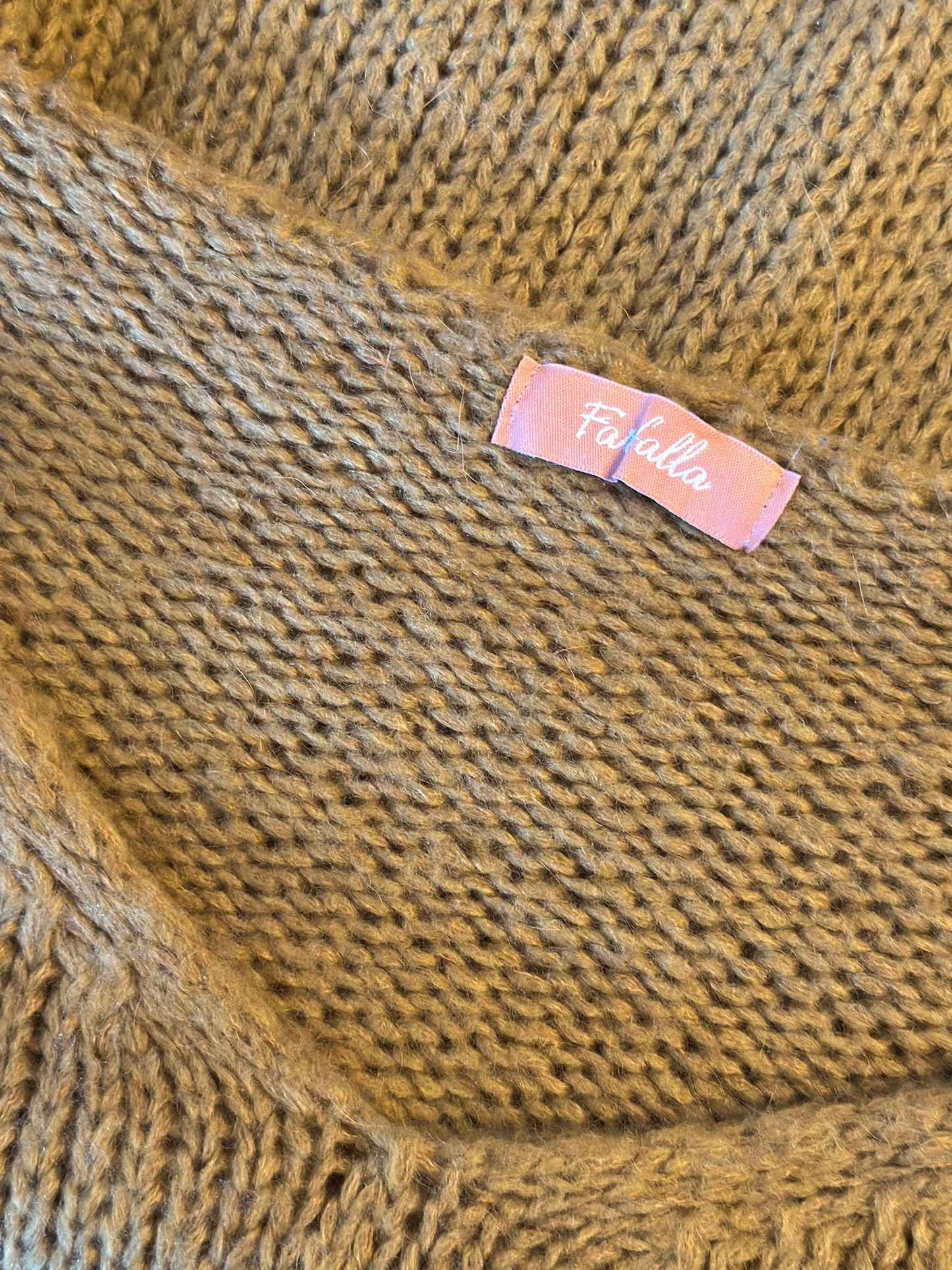 Pull camel à en laine et mohair “ROCK” T.U