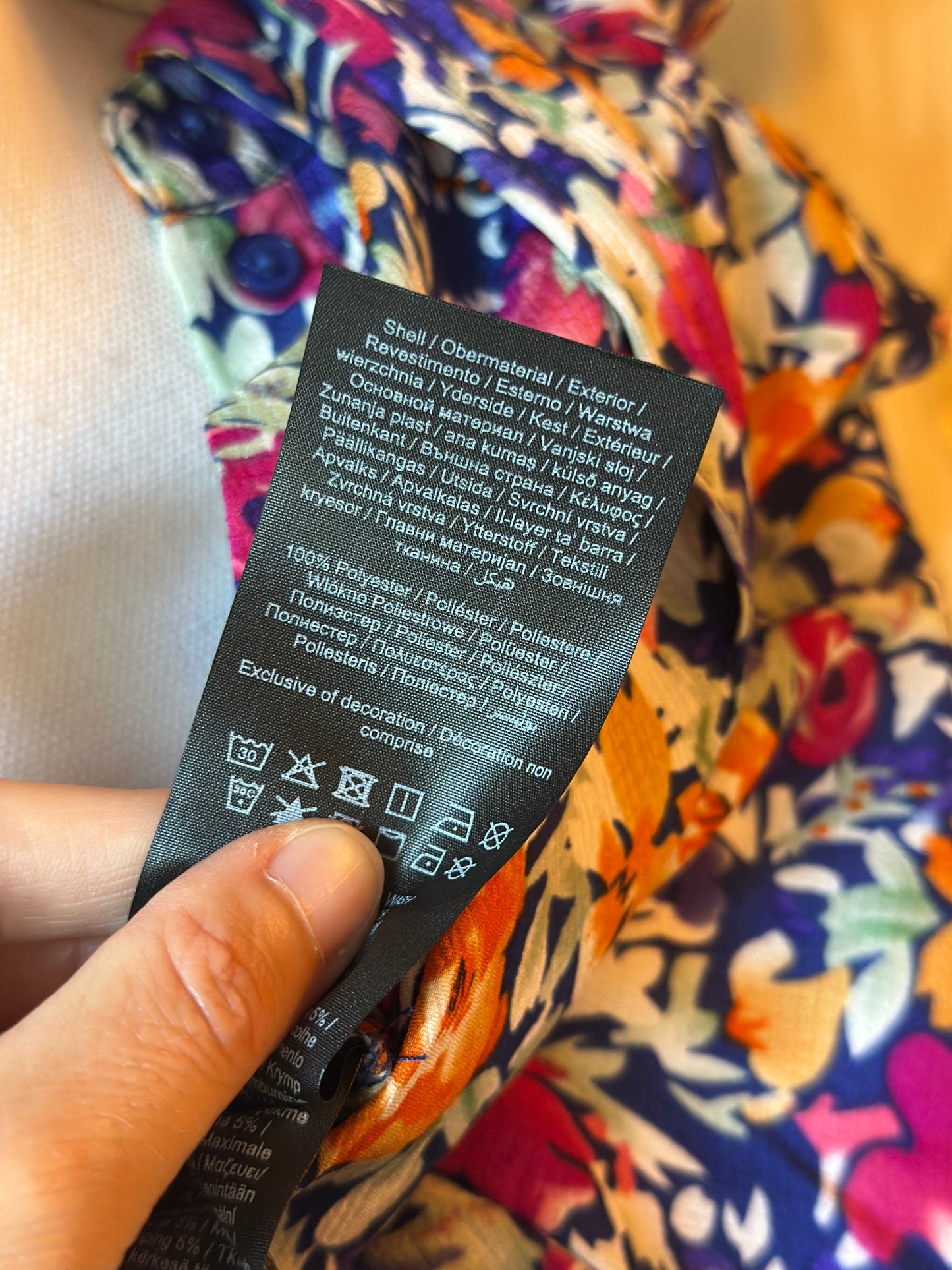 Robe longue fleurie colorée T.34