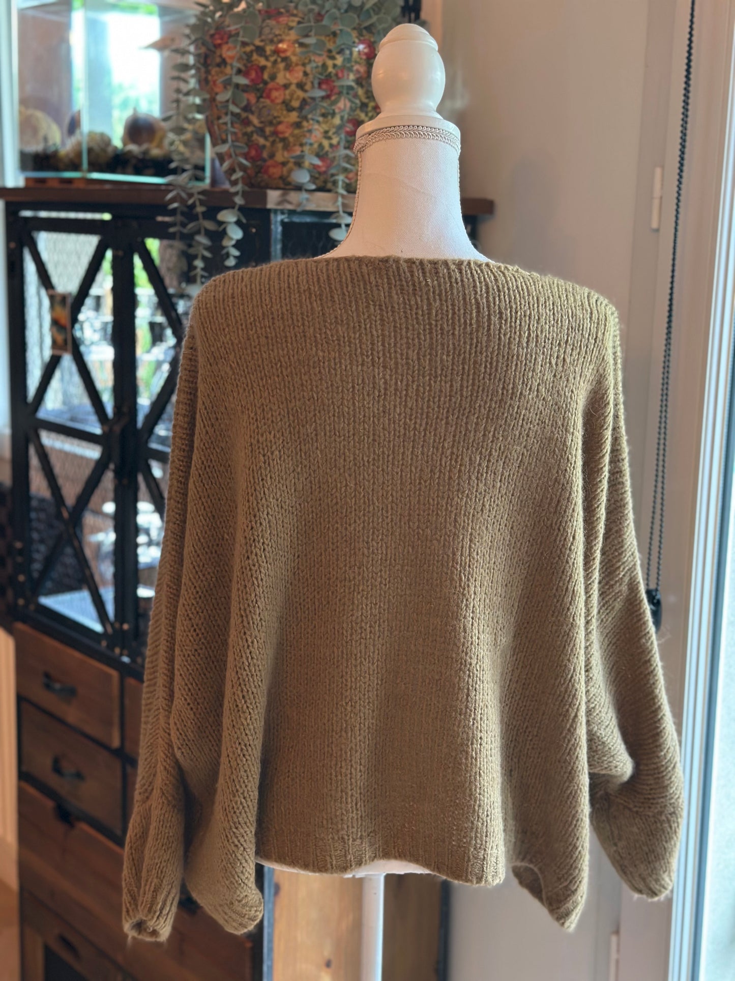 Pull camel à en laine et mohair “ROCK” T.U