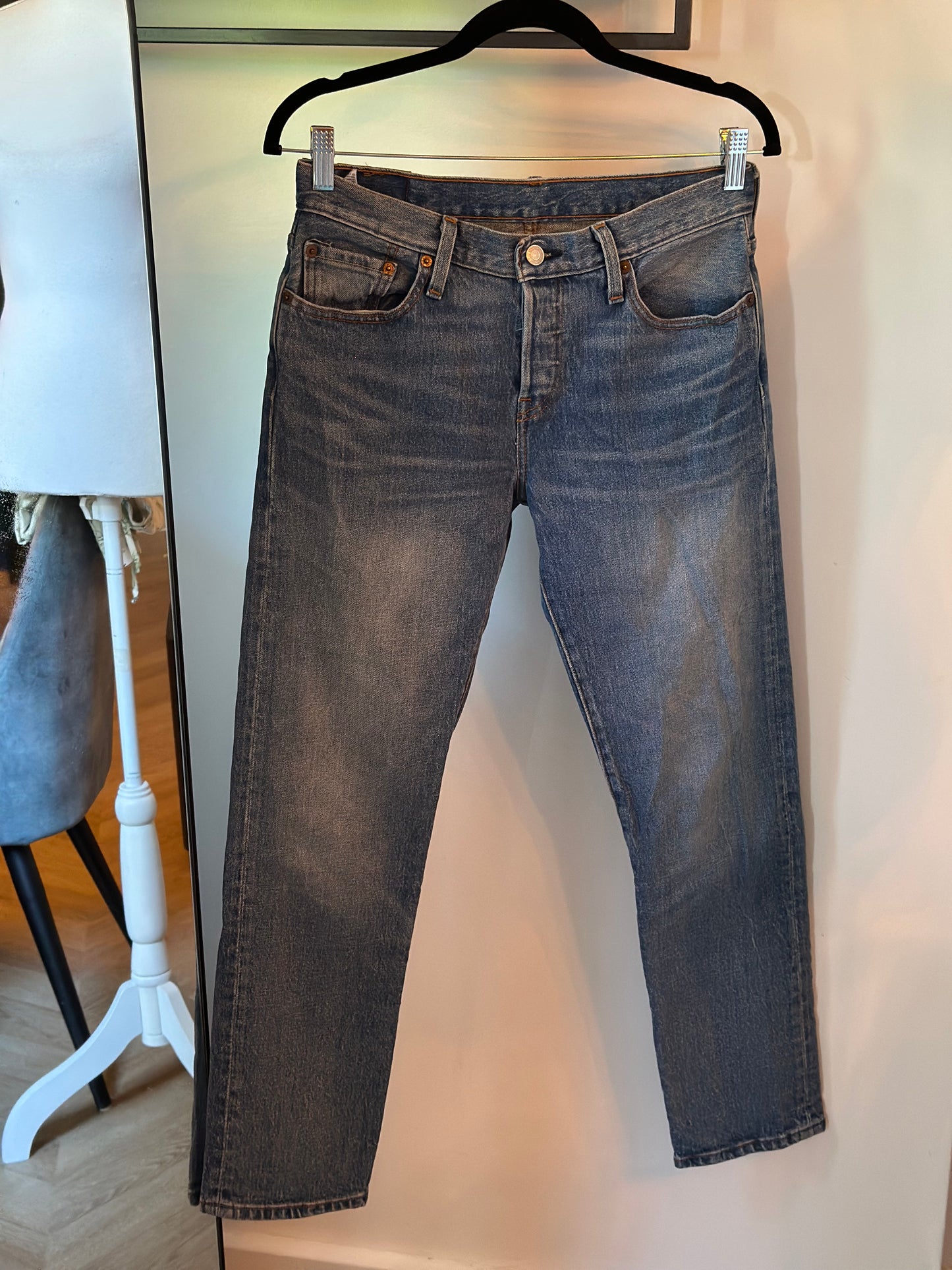 Jean coupe droite 501® CT bleu moyen – Taille W25 L32 (34/36)