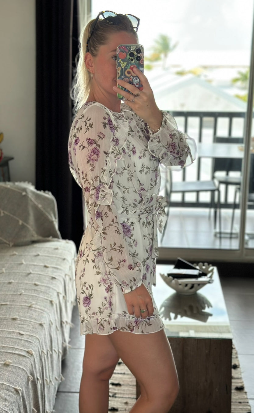 Combishort bohème fleuri neuve T.38