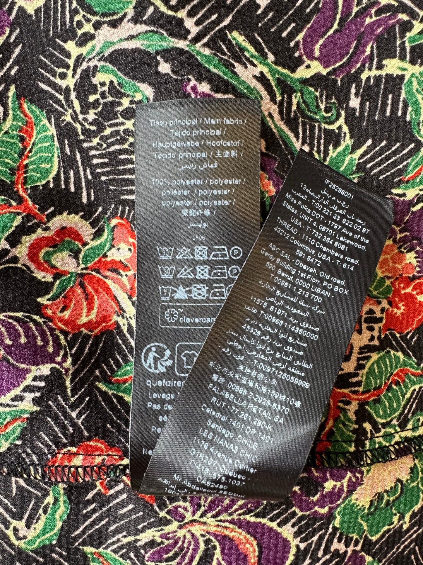 Belle robe fluide et légère à imprimé floral, T.34