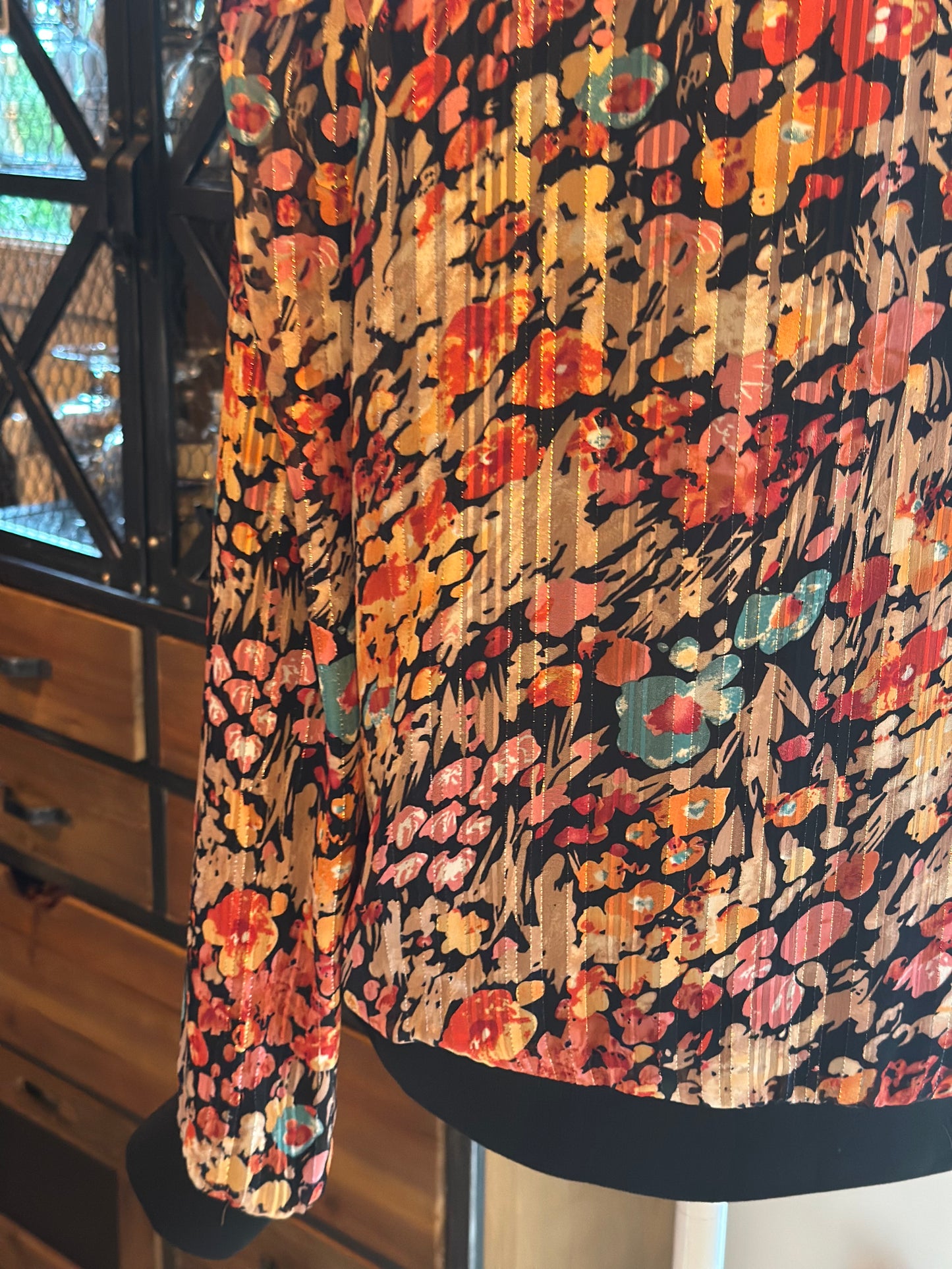 Veste bomber imprimé fleuri T.38