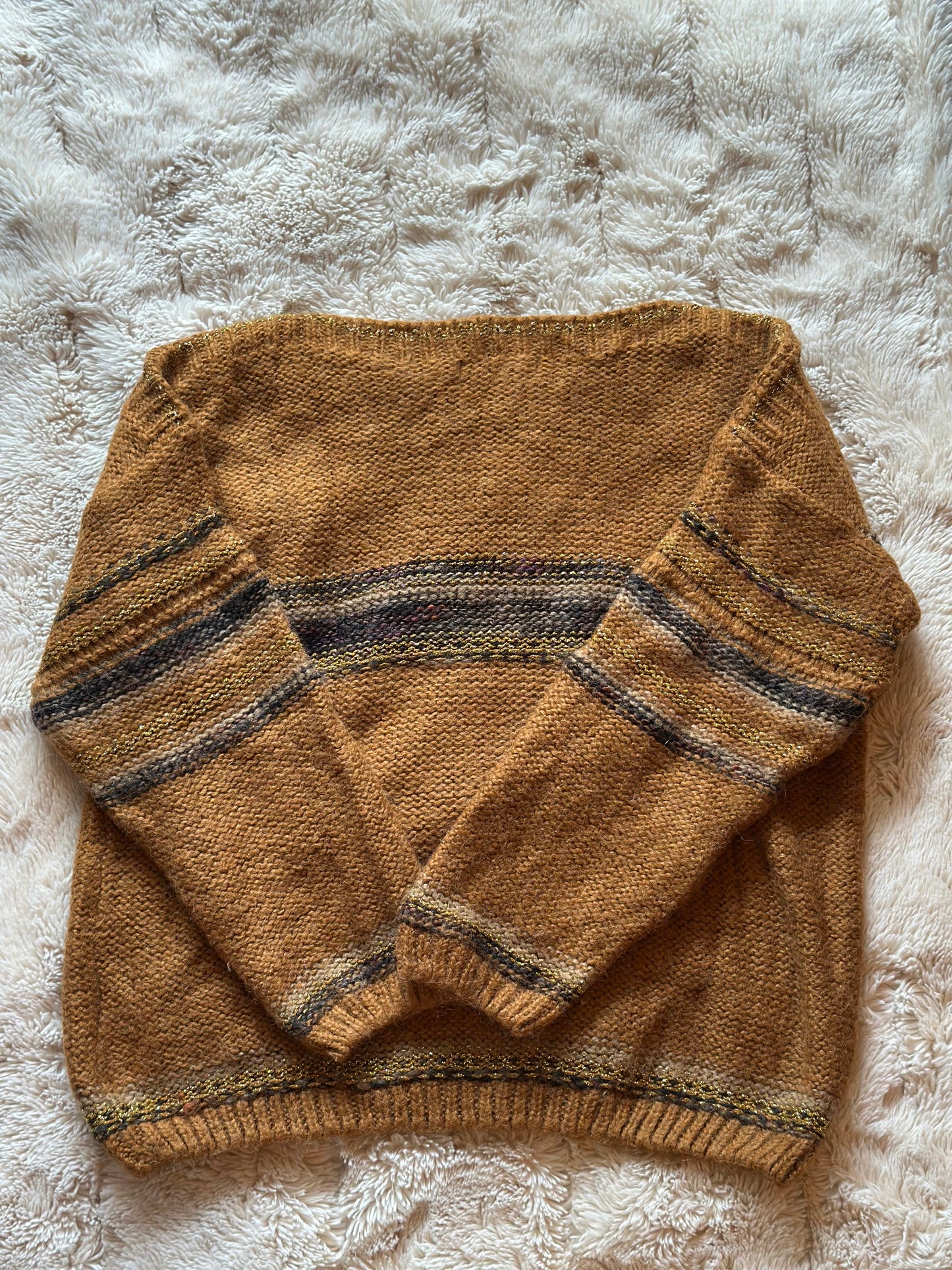 Pull tout doux en maille laine & alpaga T.42