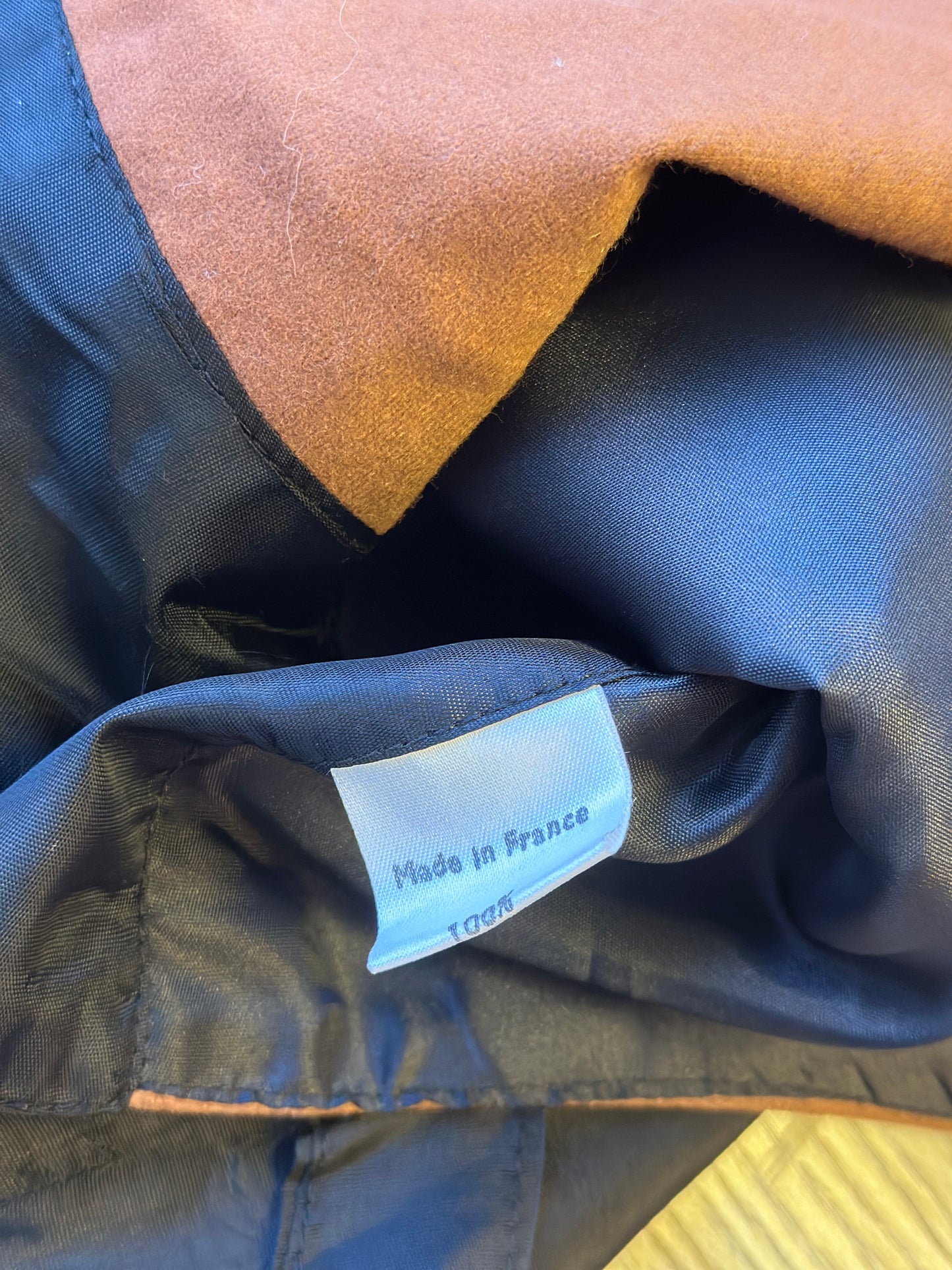 Gilet veston sans manches vintage, fabriqué en France, T.36/38