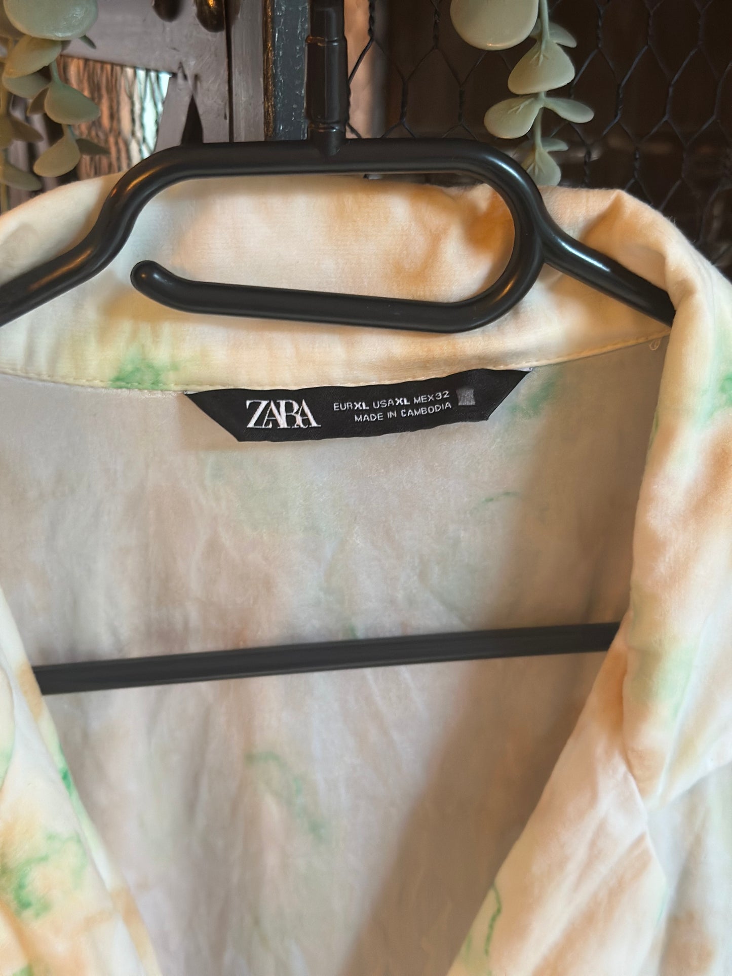Chemise imprimée colorée T.42