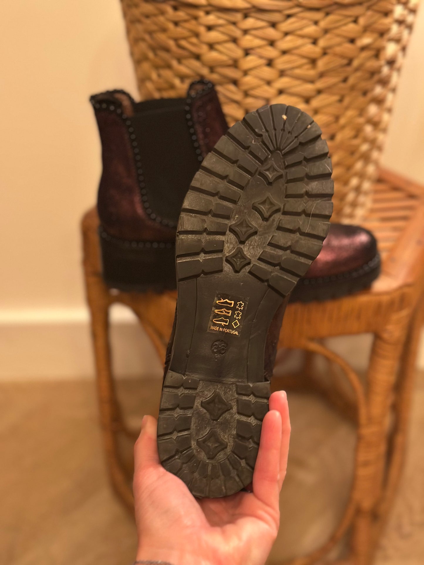 Bottines en cuir P.36