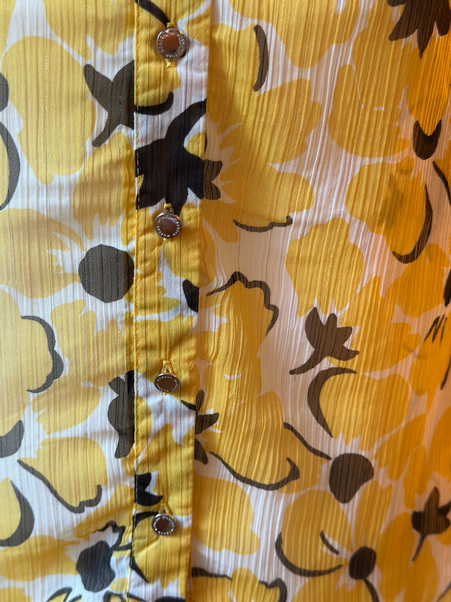 Blouse légère fleurie jaune Morgan – T.34/36