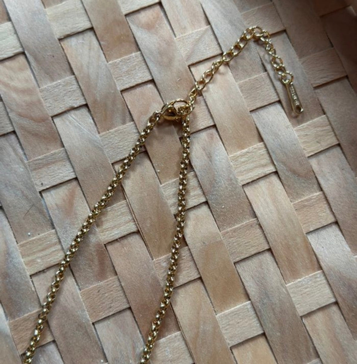 Collier doré en acier inoxydable – pendentifs tendance et colorés
