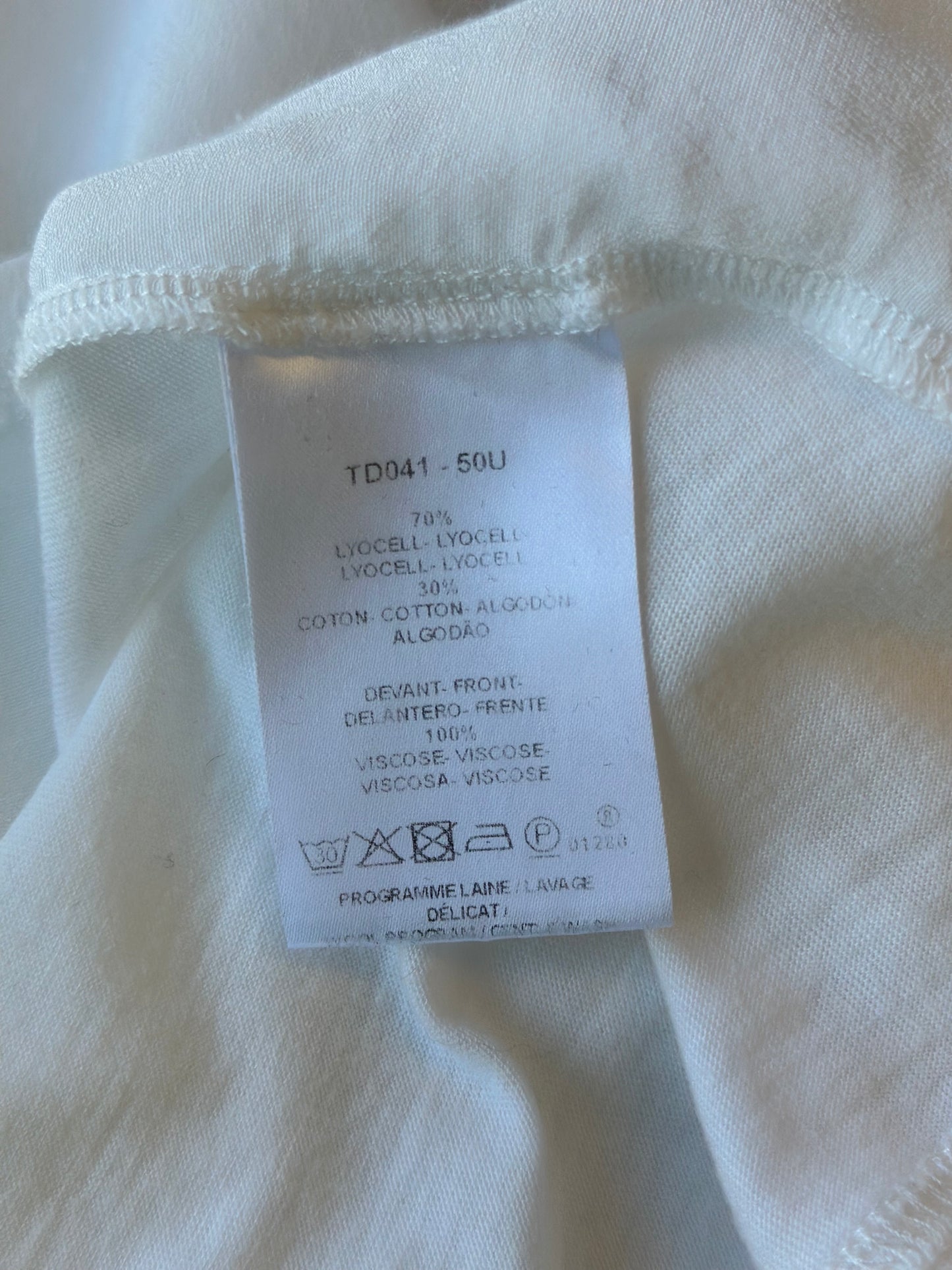 Blouse blanche, T.34/36