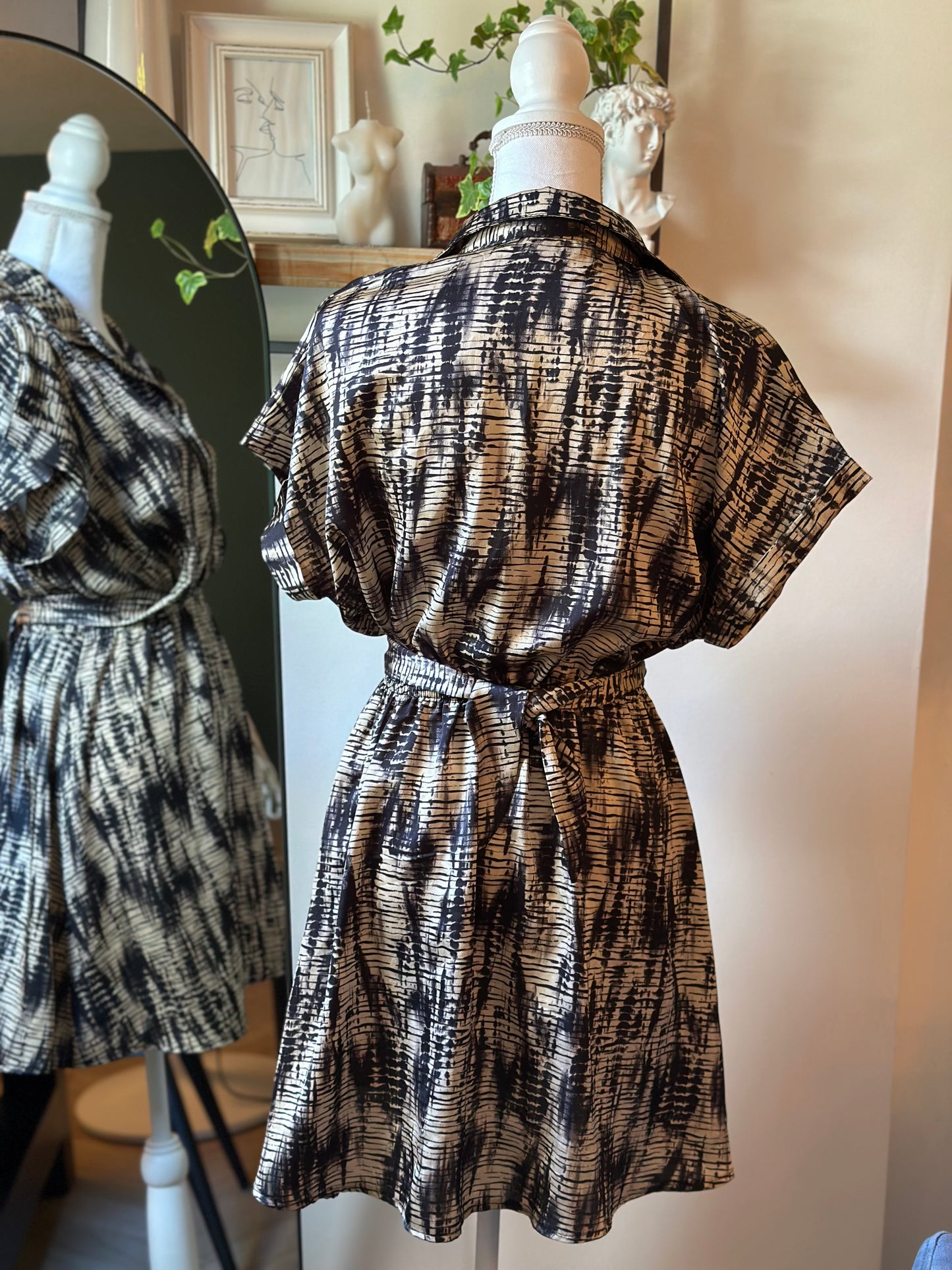 Robe fluide d’été imprimé tie & dye T.U