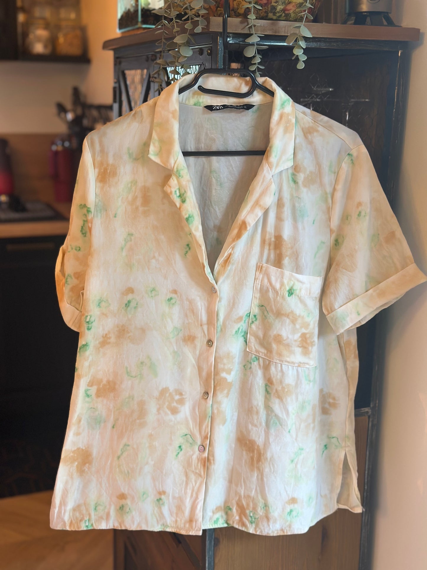 Chemise imprimée colorée T.42