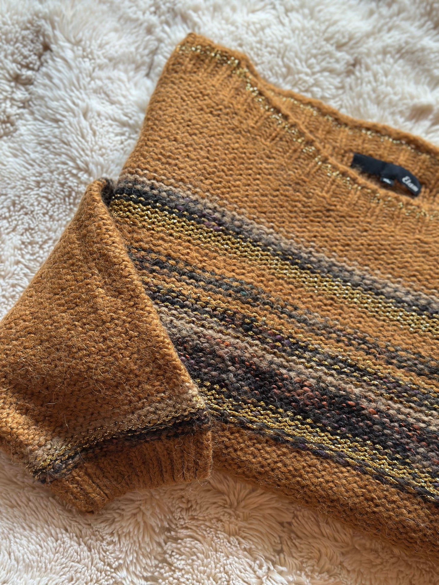 Pull tout doux en maille laine & alpaga T.42
