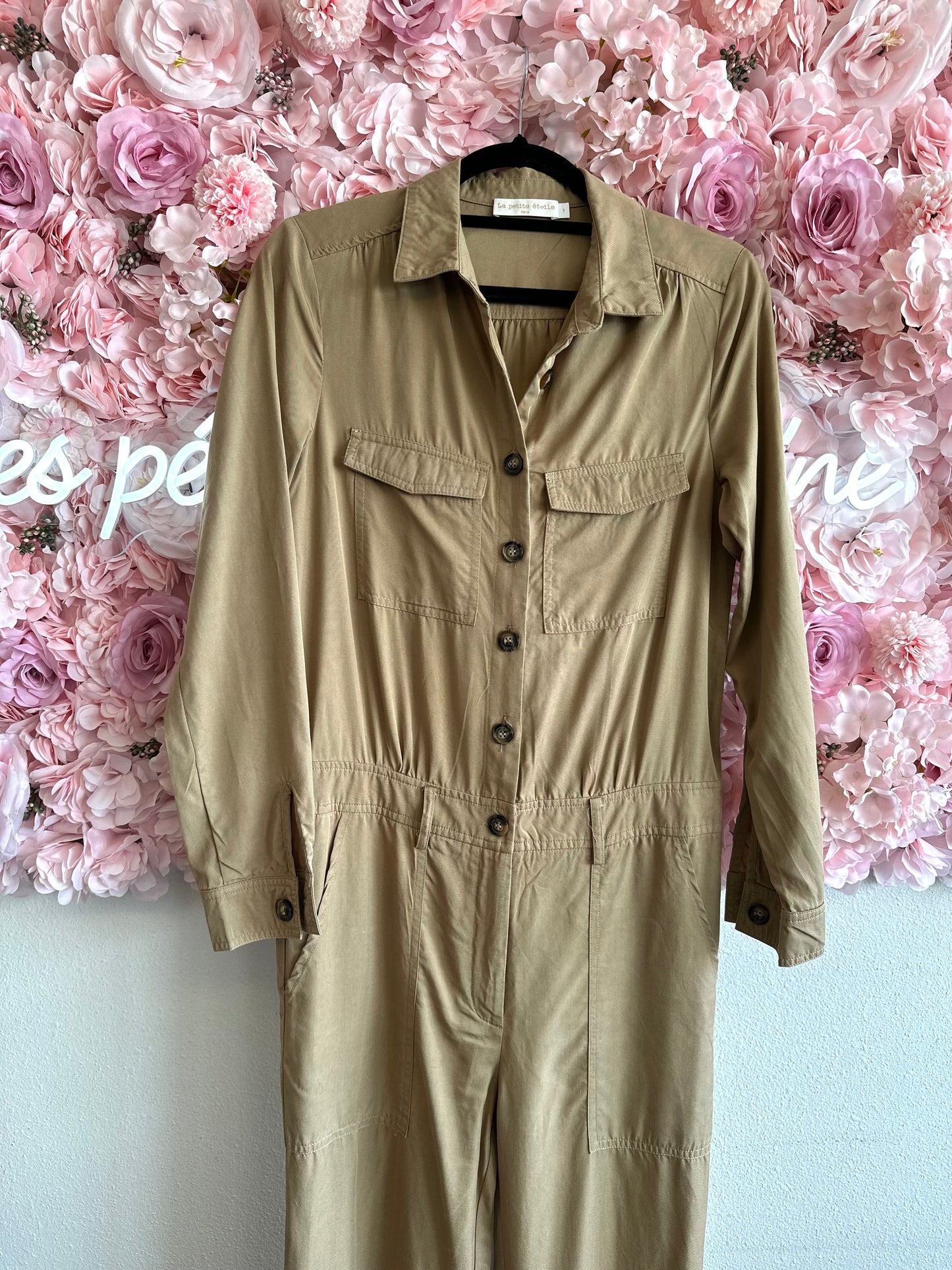 Combinaison beige safari T.36/38