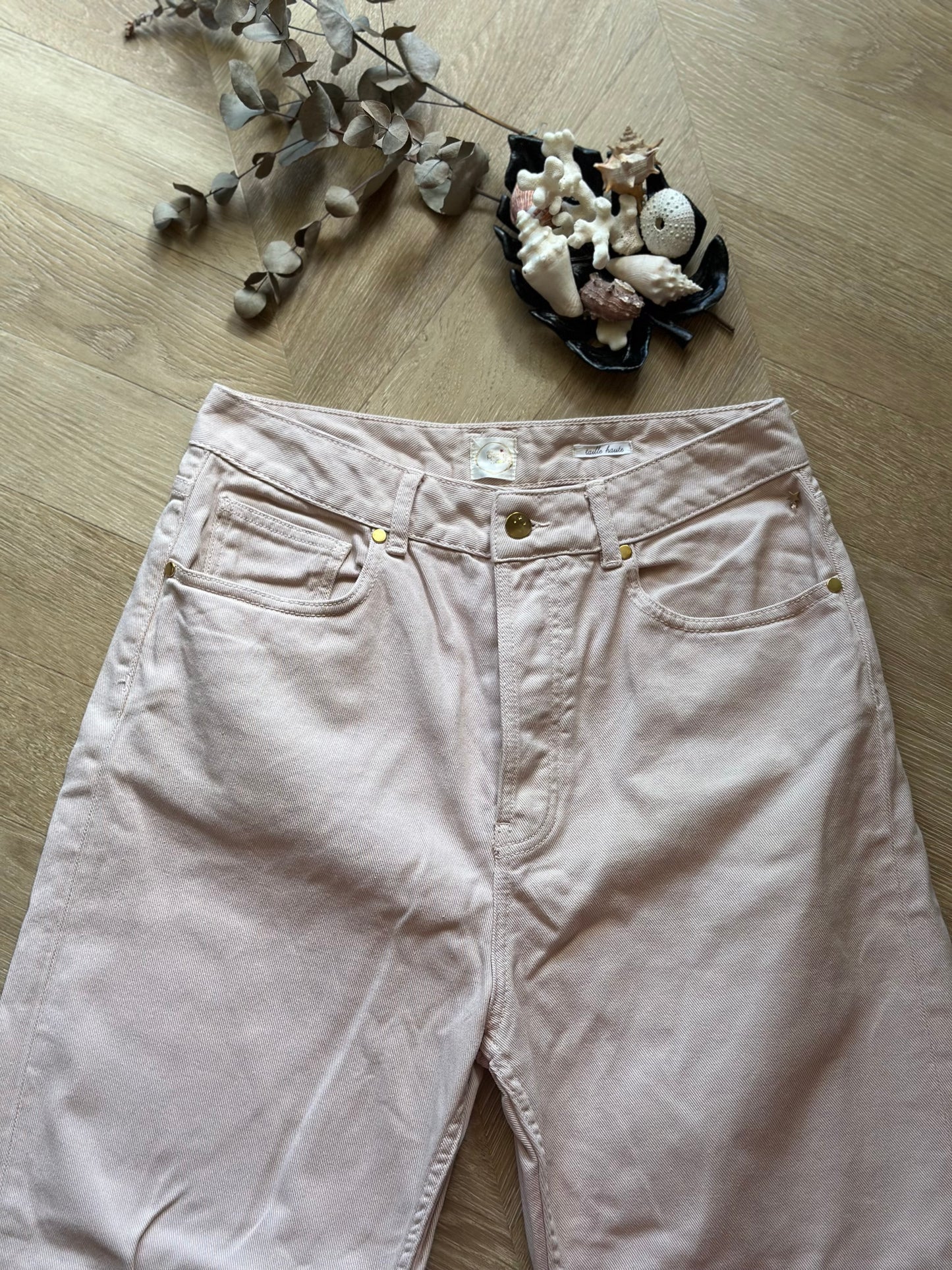 Jean rose clair Des Petits Hauts – Modèle Loulou – T.29 (équiv. 38/40)