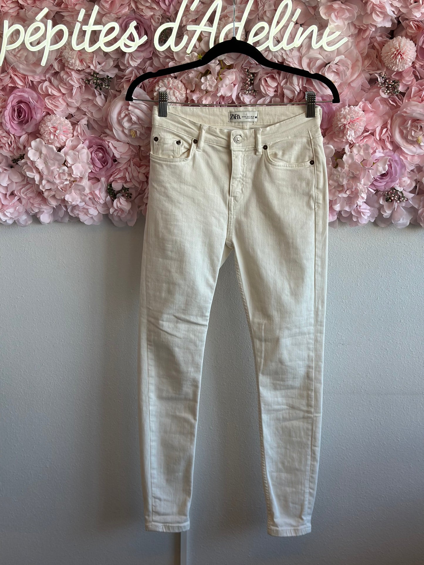 Jean skinny blanc T.34