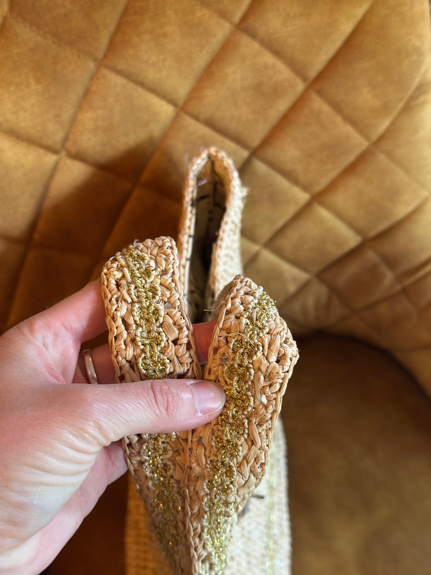 Sac en raphia fait main Madagascar – cuir