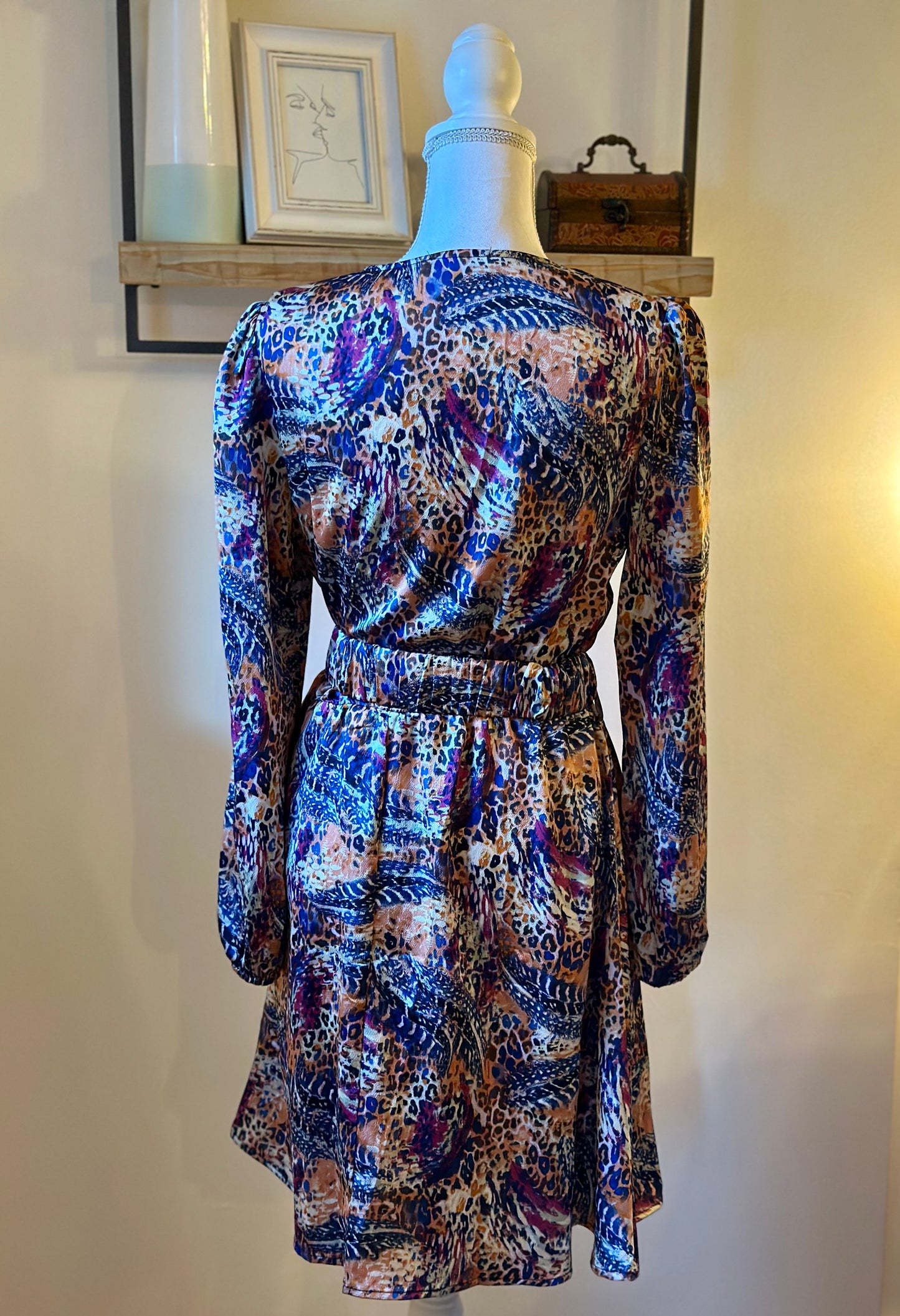 Robe fluide colorée T.36/38