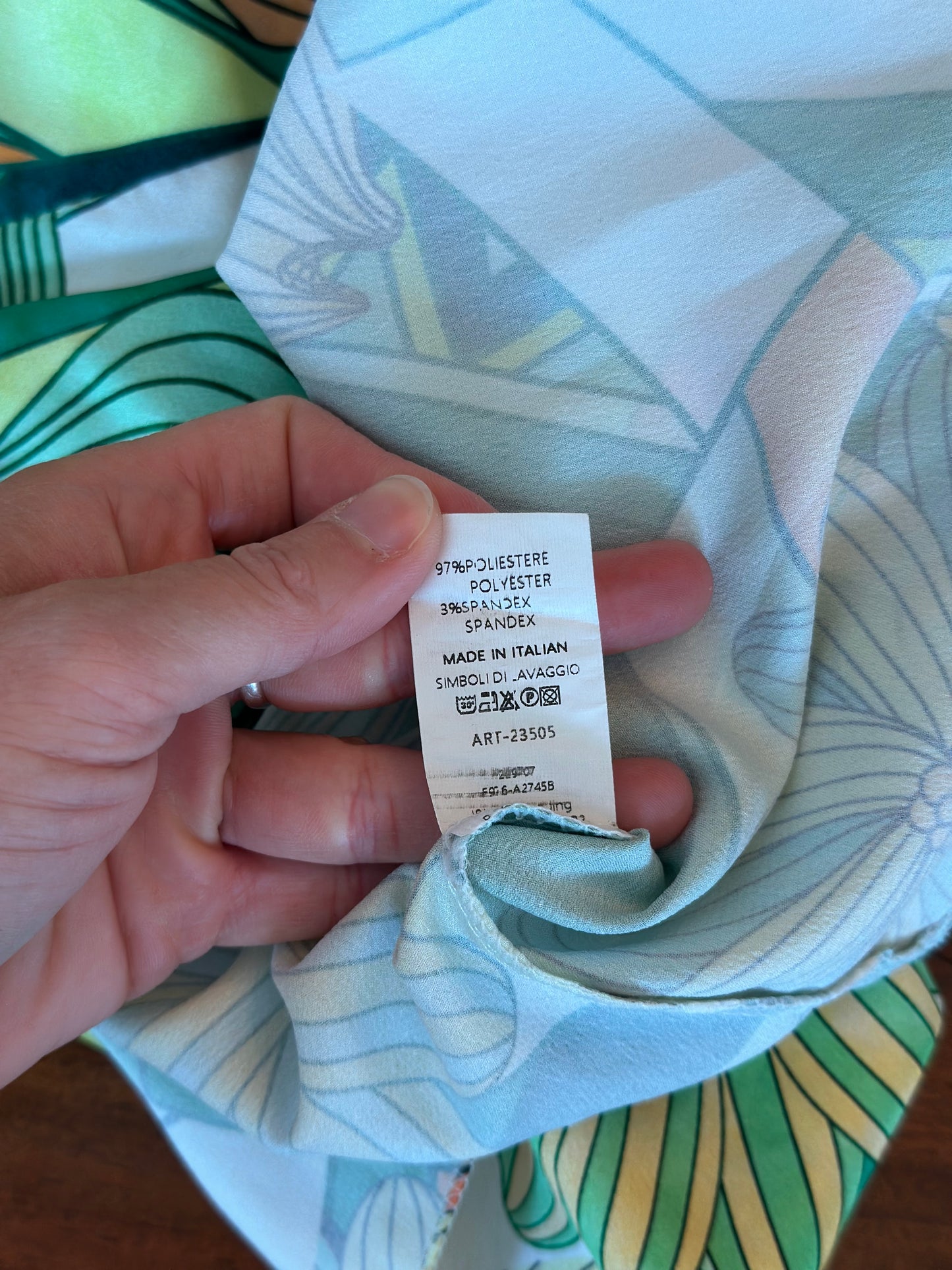 Blouse imprimé tropical T.U