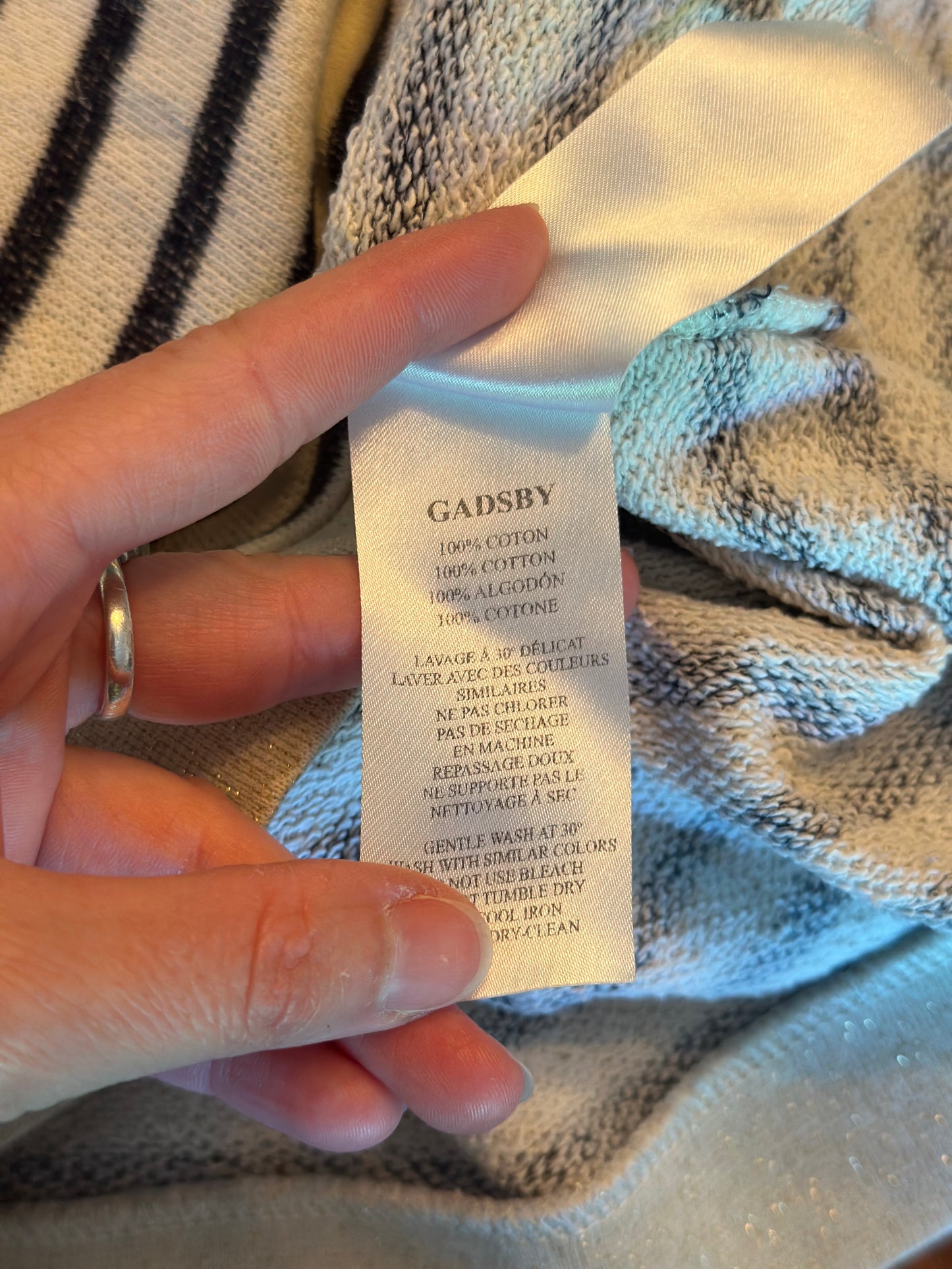 Pull léger marinière Des Petits Hauts modèle Gadsby T.34