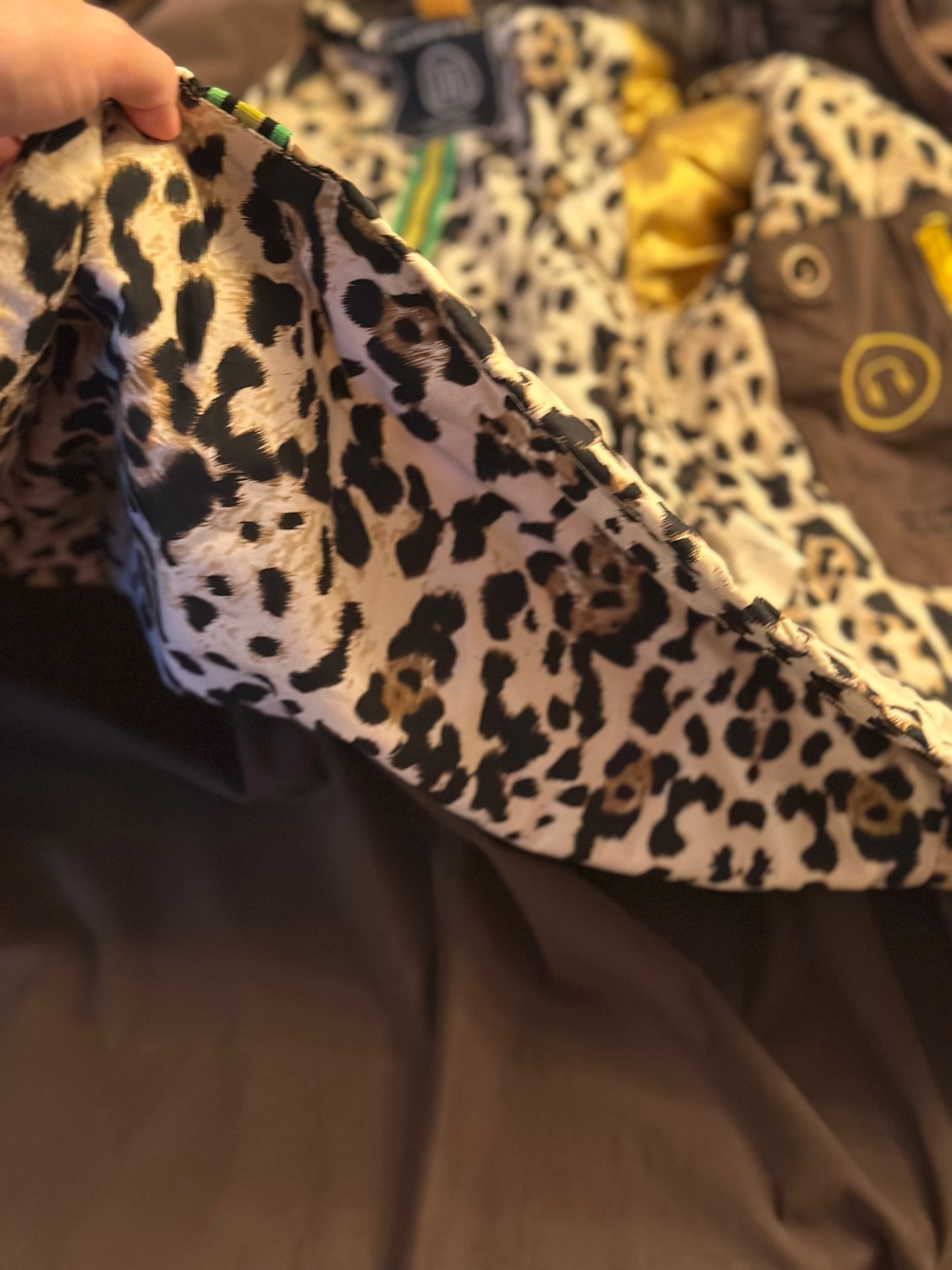 Parka chaude doublée fausse fourrure T.38