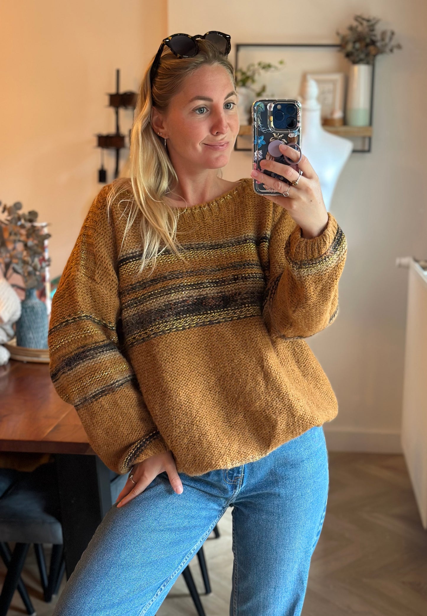 Pull tout doux en maille laine & alpaga T.42