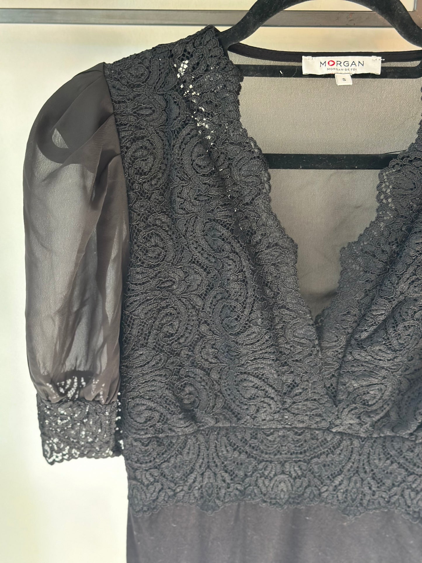 Body en dentelle noire T.36