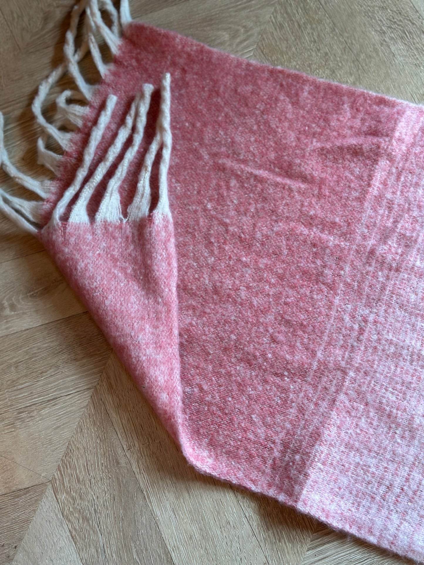 Écharpe dégradé rose et violet