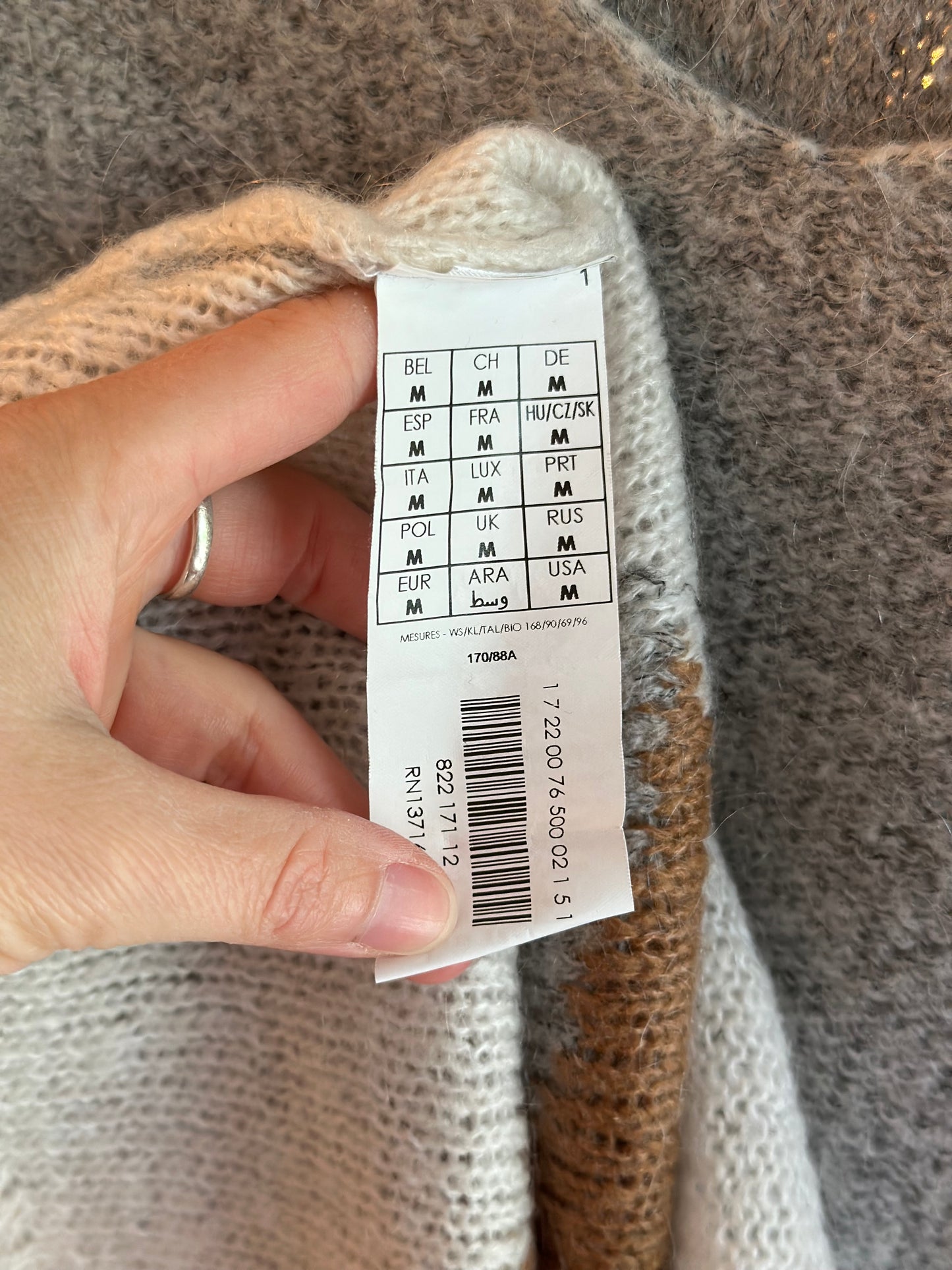 Pull doux en mohair T.36