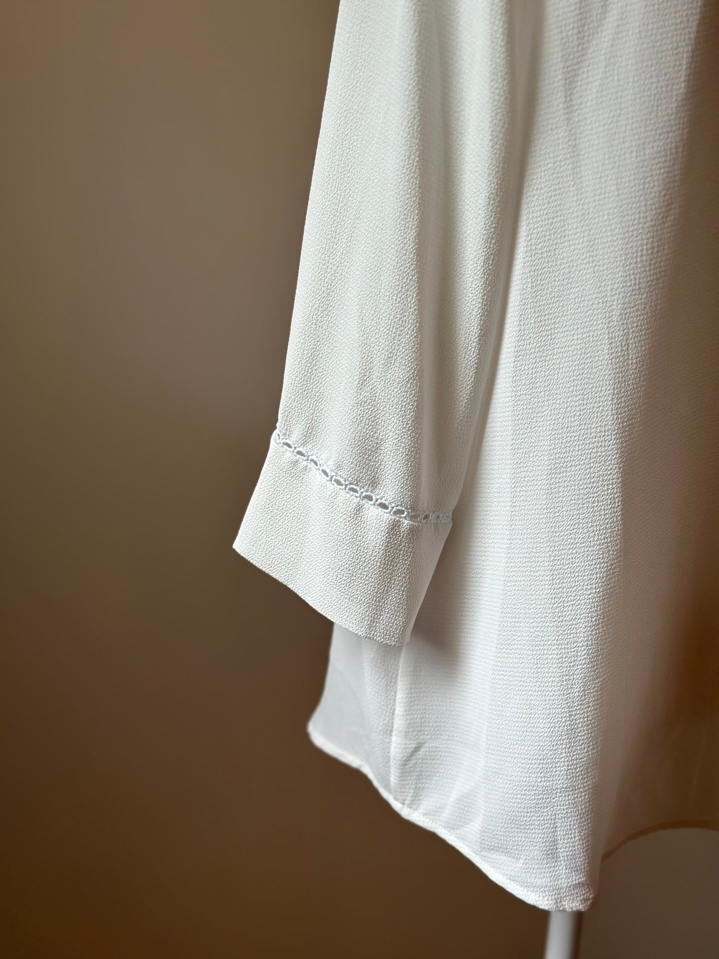 Blouse unie ivoire T.40