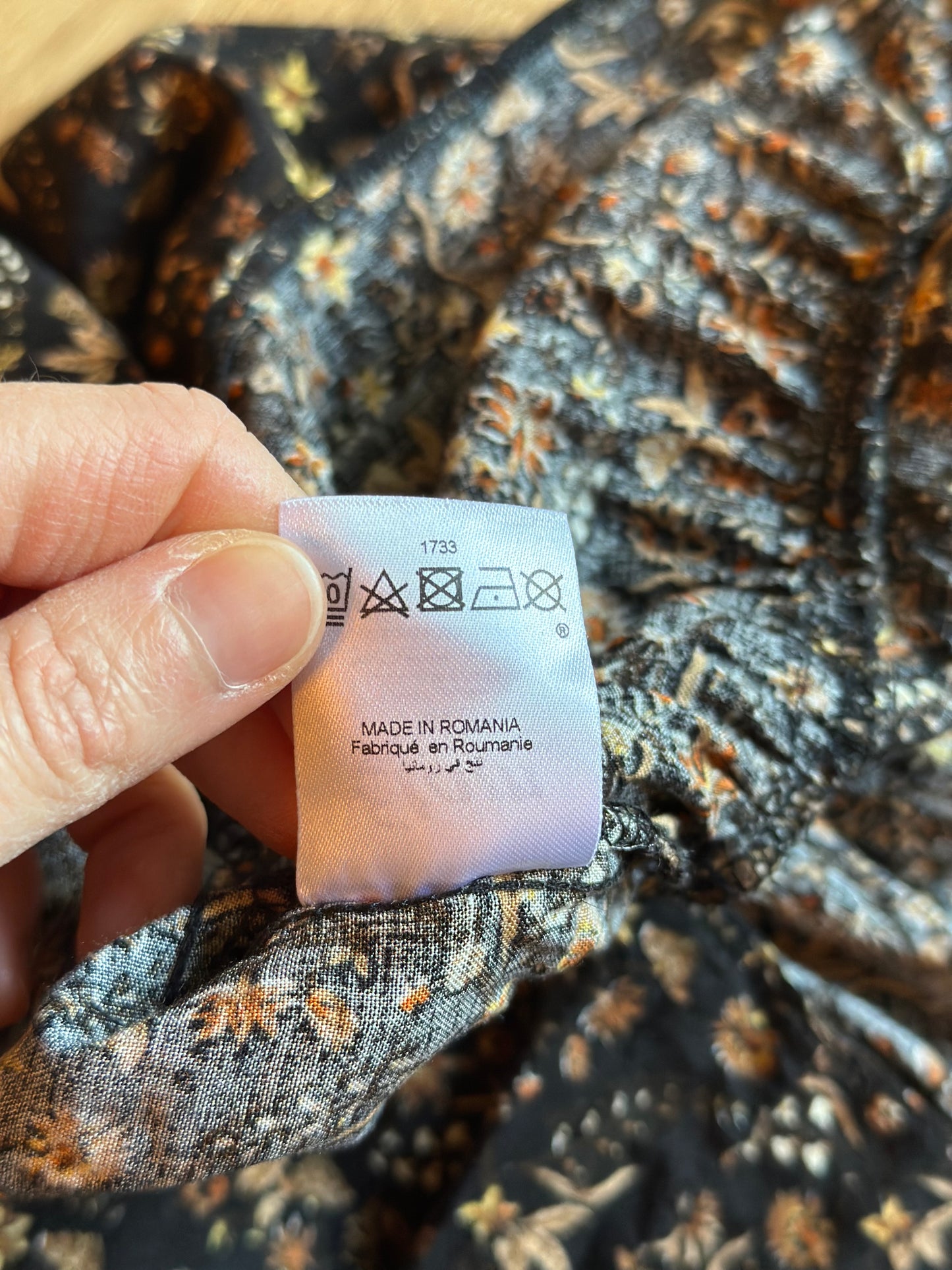 Blouse imprimé floral T.36