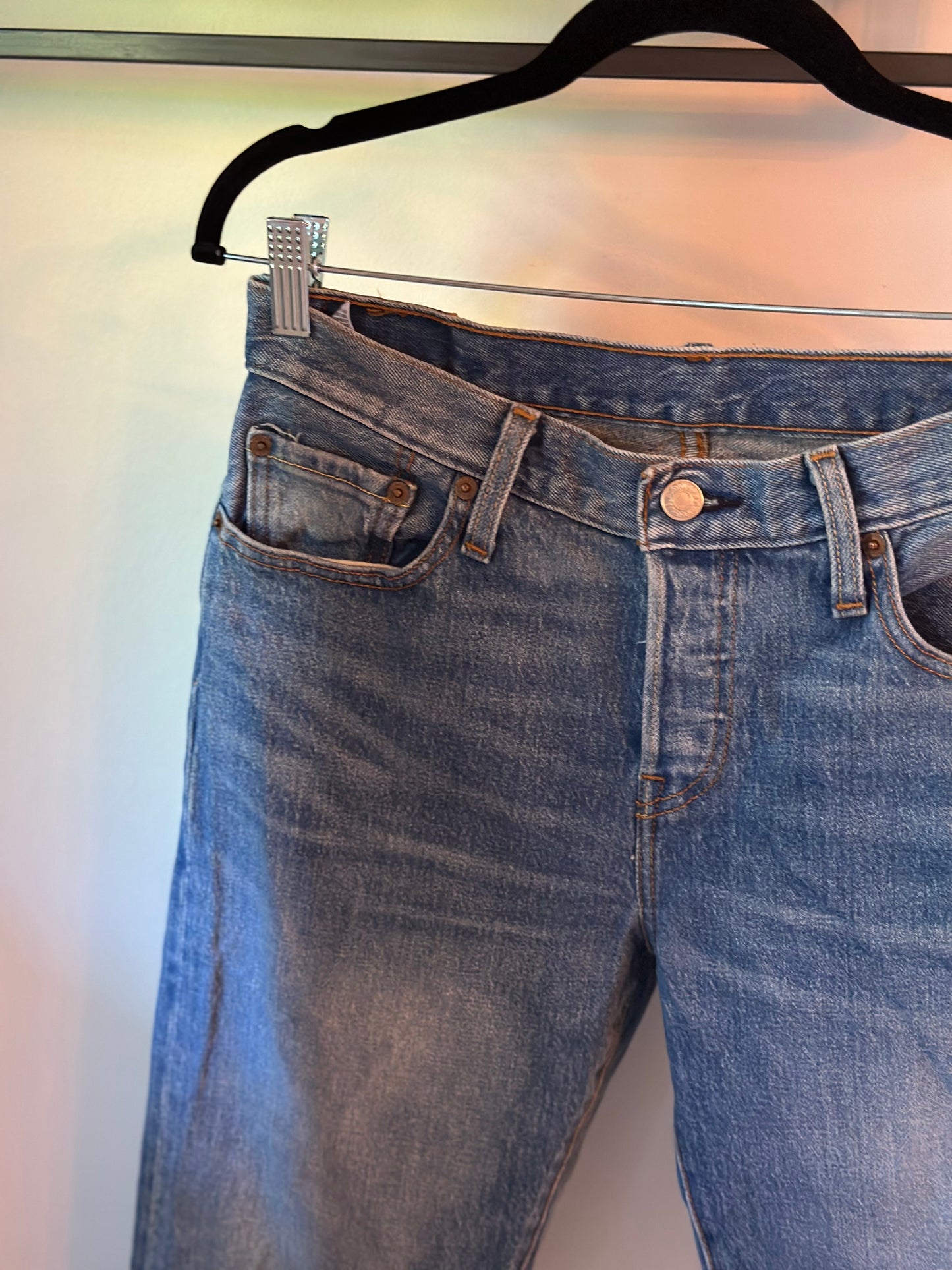 Jean coupe droite 501® CT bleu moyen – Taille W25 L32 (34/36)