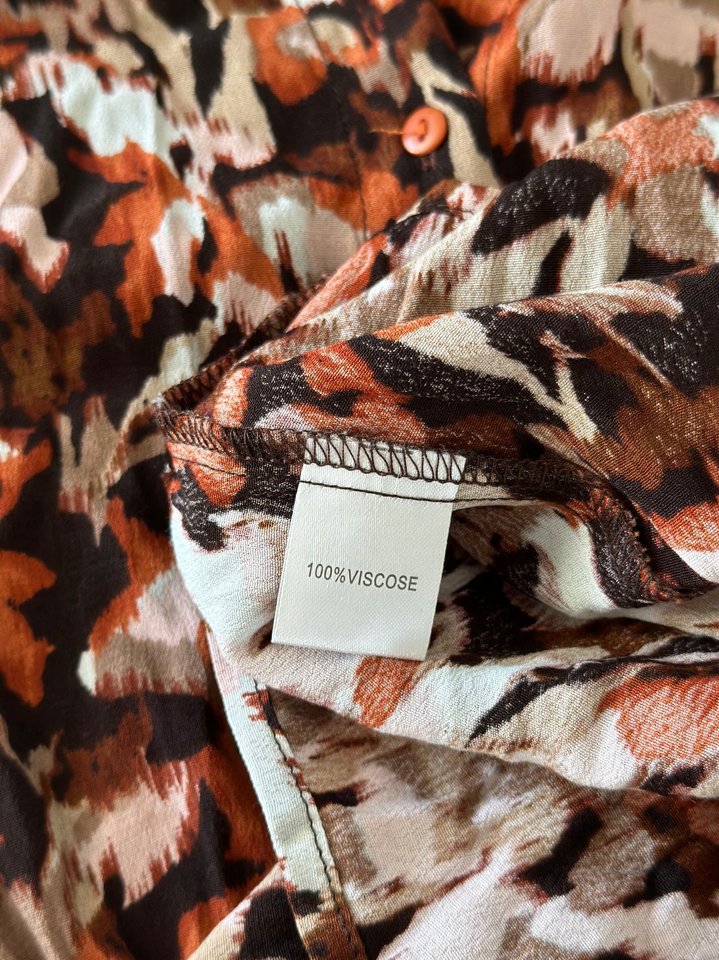 Robe midi tachetée neuve T.36/38