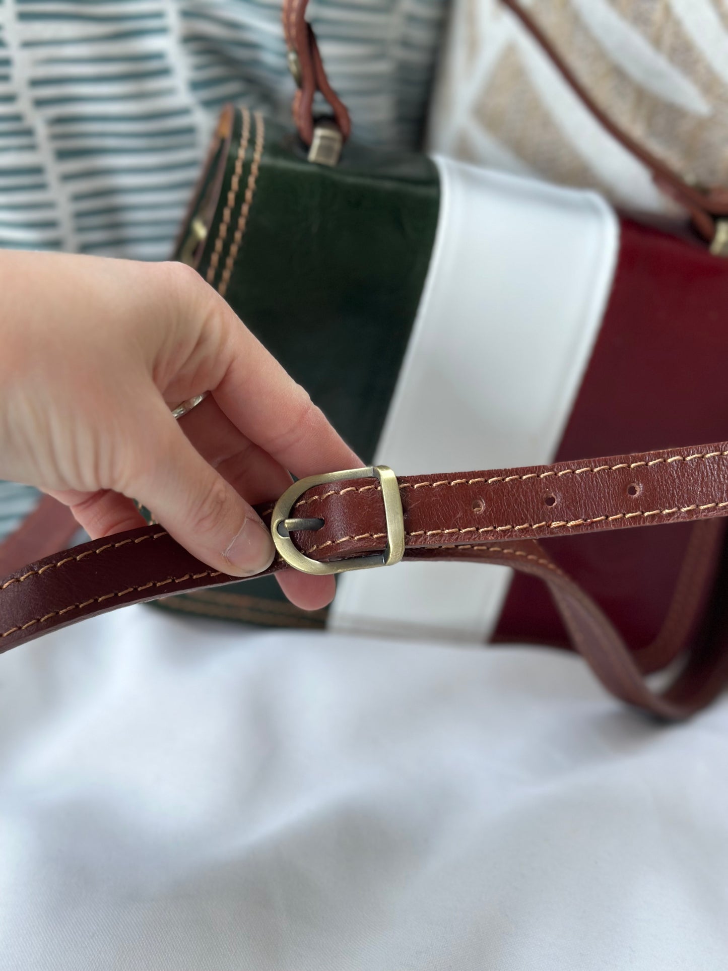 Sac à main cuir Italie noir – bandoulière ajustable neuf