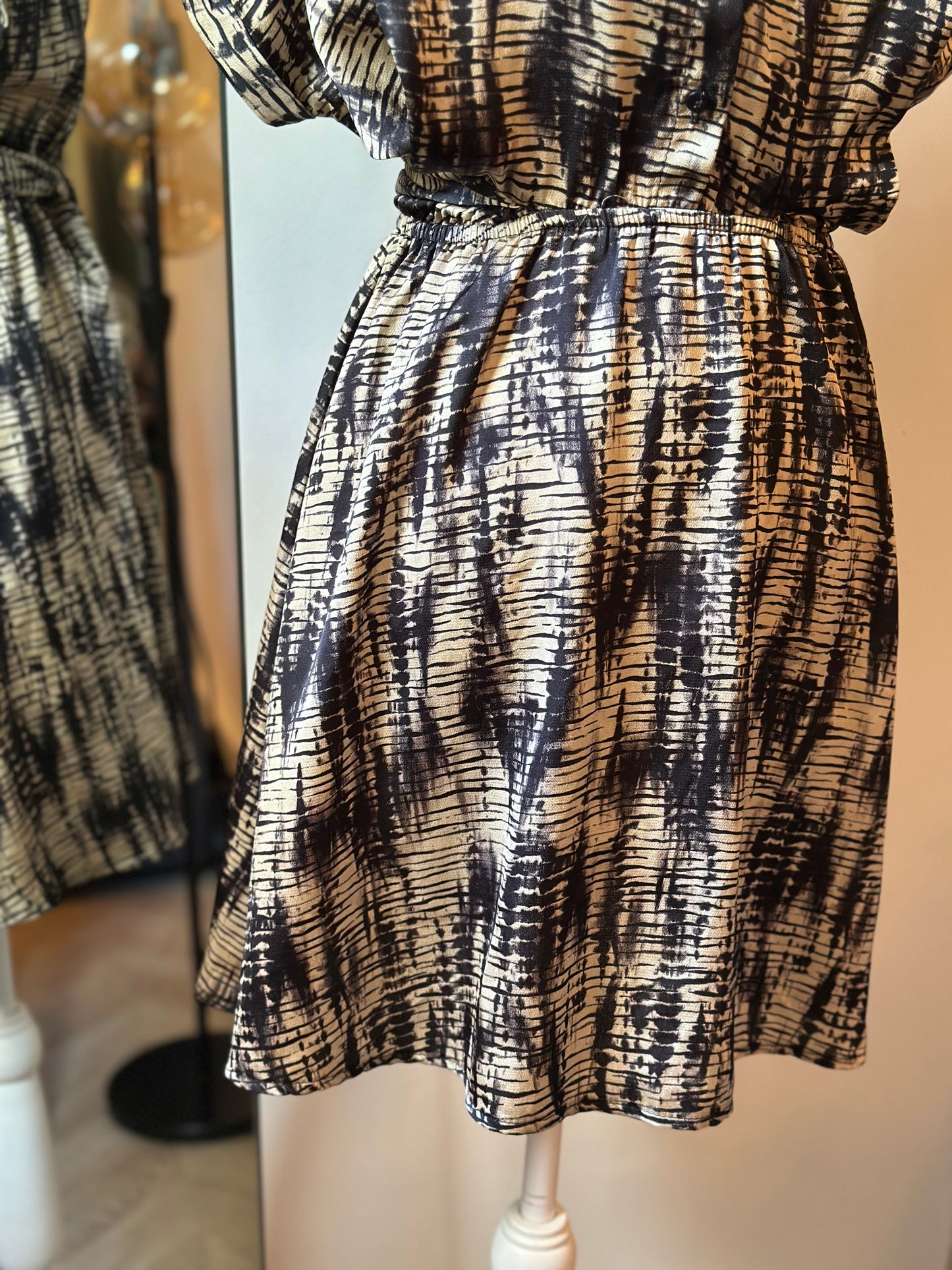 Robe fluide d’été imprimé tie & dye T.U