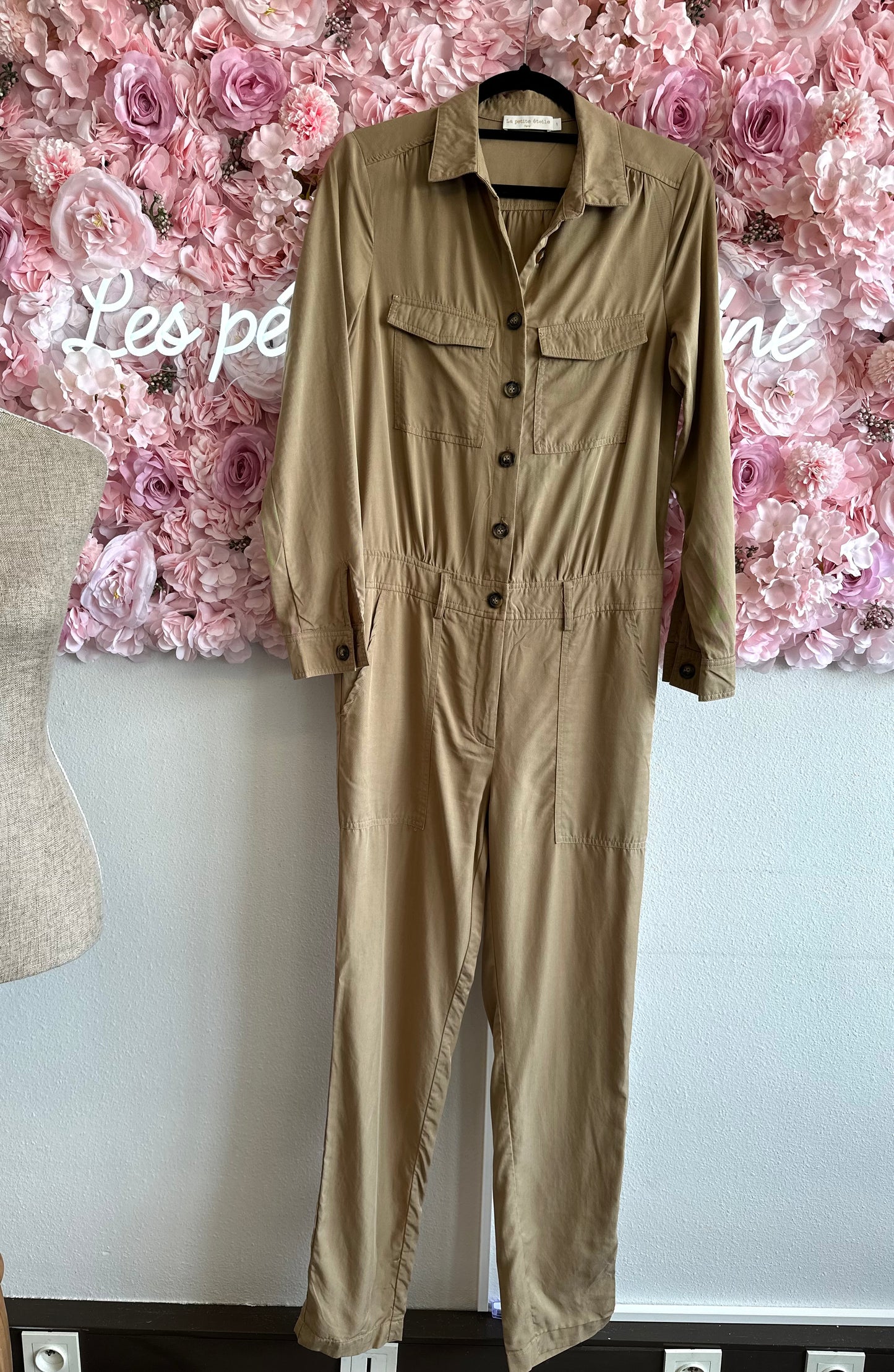 Combinaison beige safari T.36/38