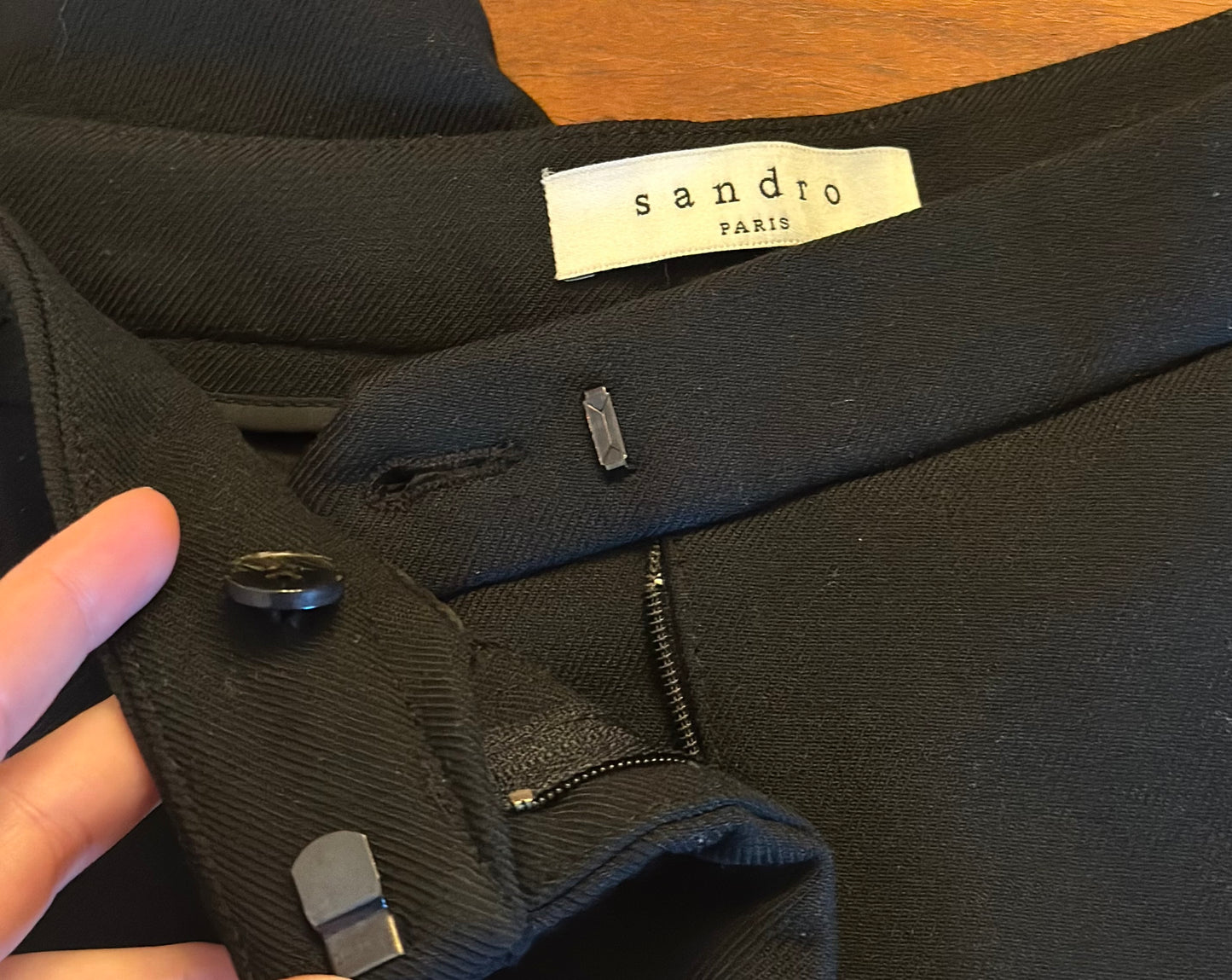 Pantalon noir droit T.36