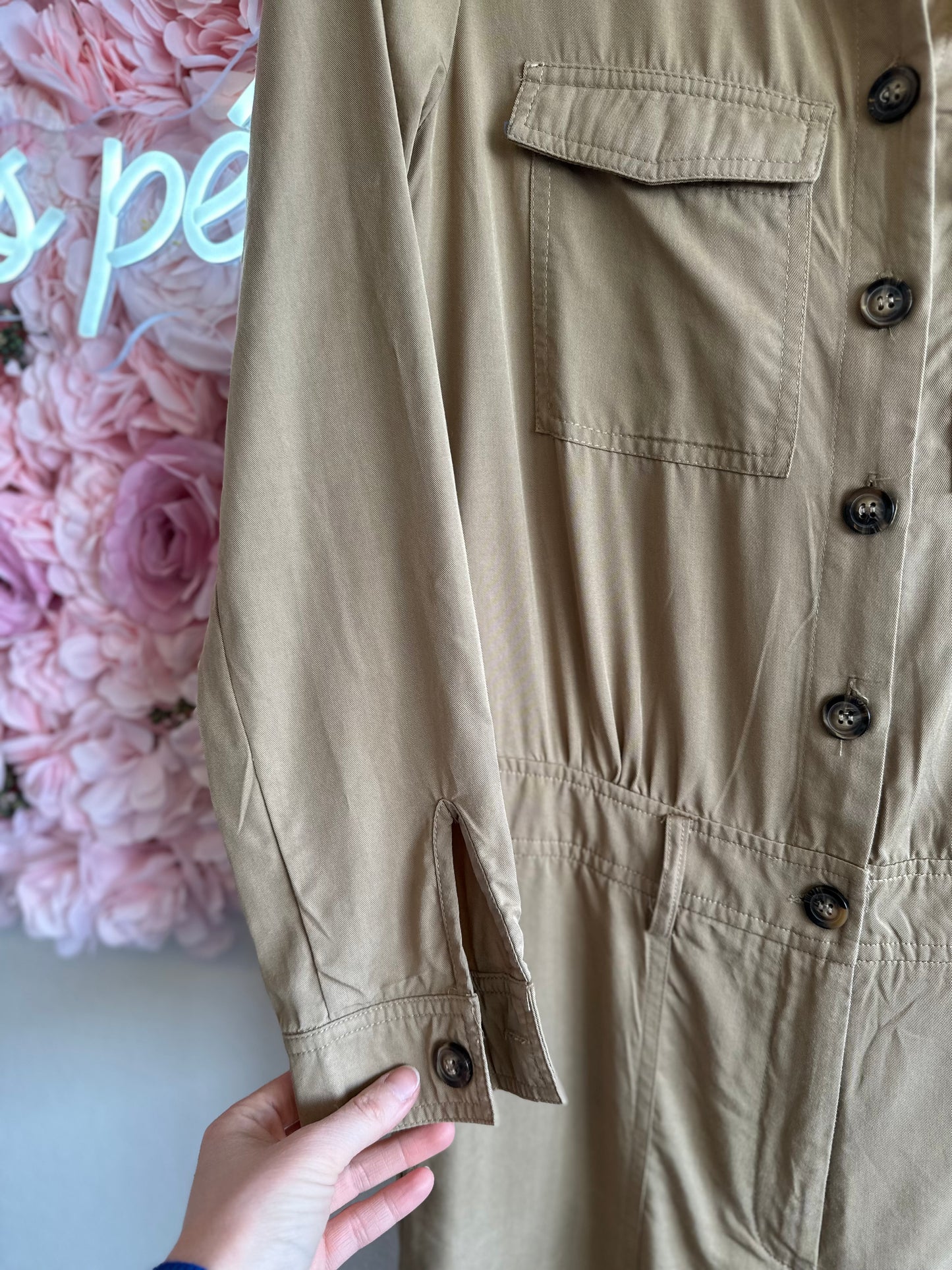 Combinaison beige safari T.36/38