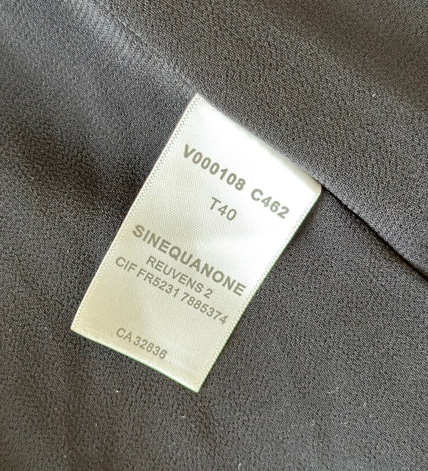 Veste blazer noire élégante à sequins T.40