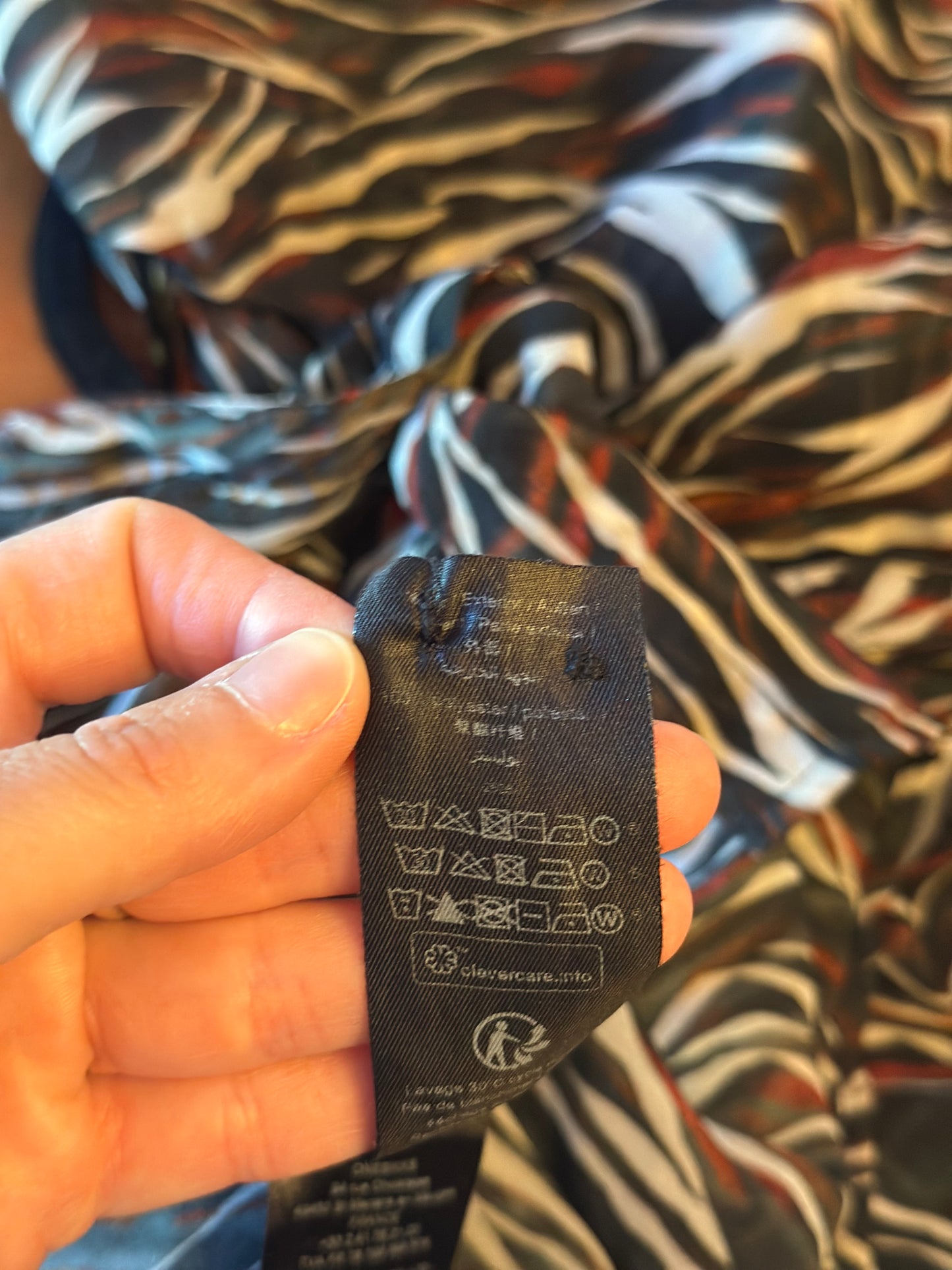 Chemise fluide imprimé zébré IKKS taille 42 comme neuve