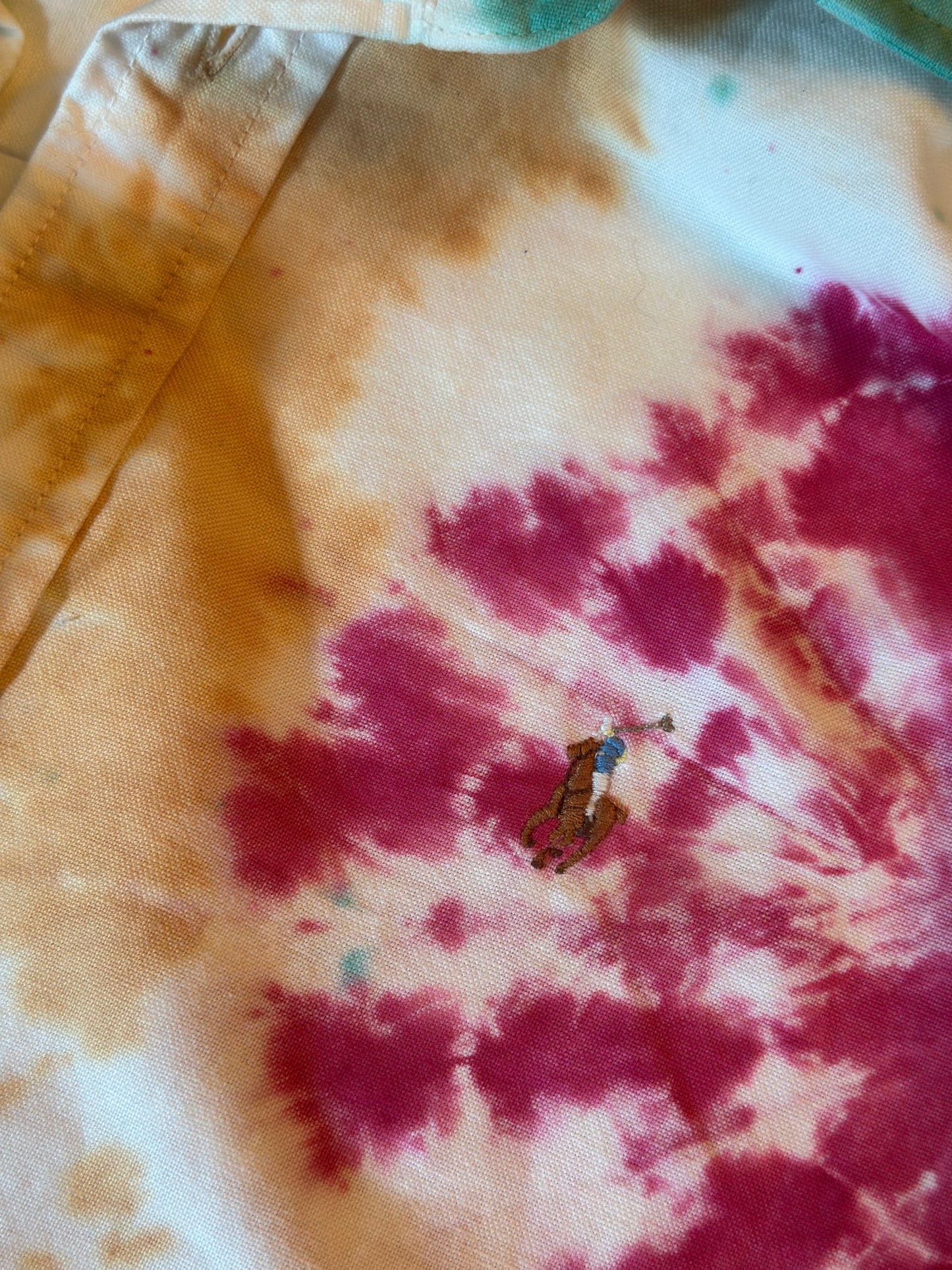 Chemise unisexe tie and dye multicolore T.40/42