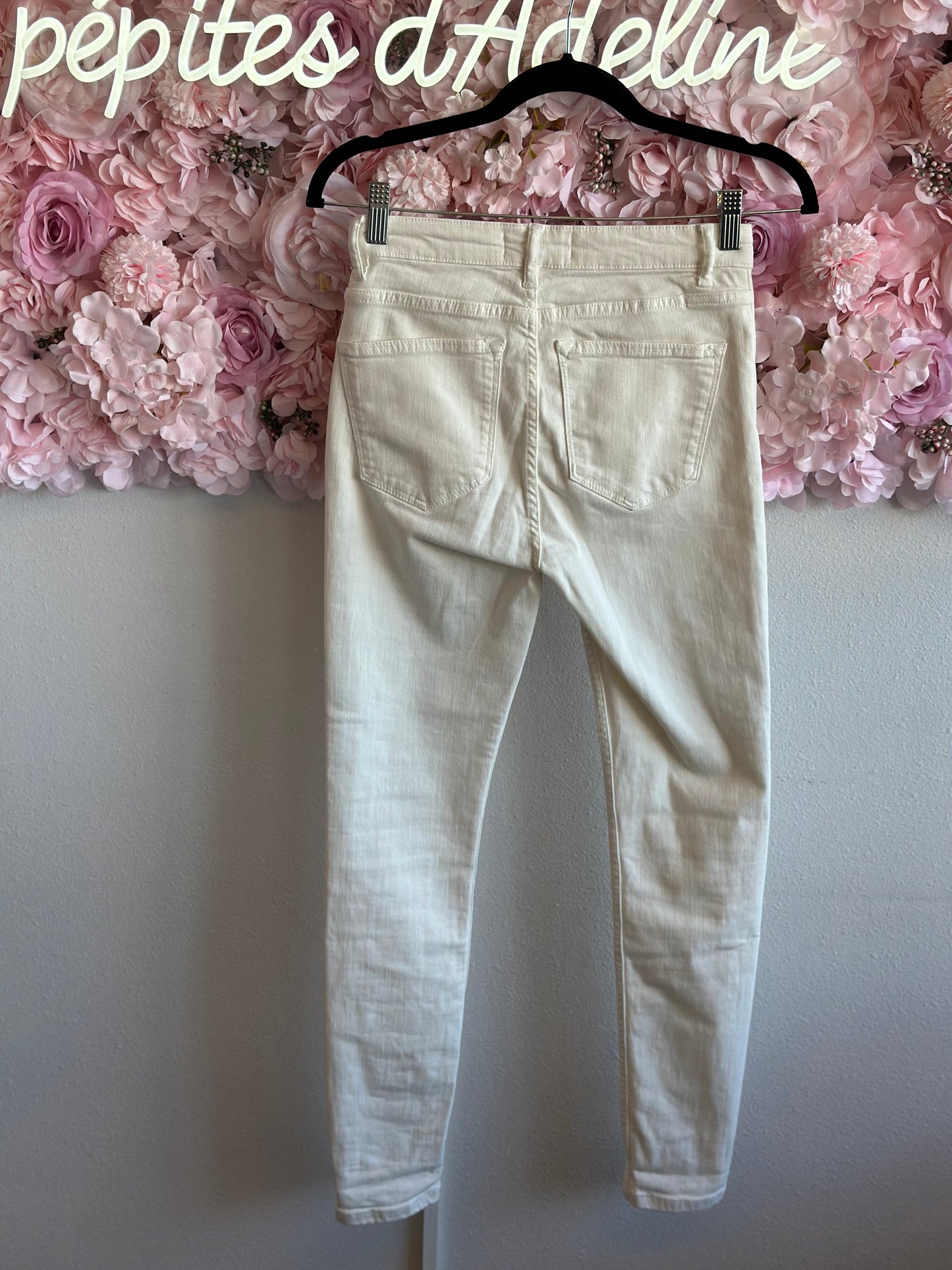 Jean skinny blanc T.34