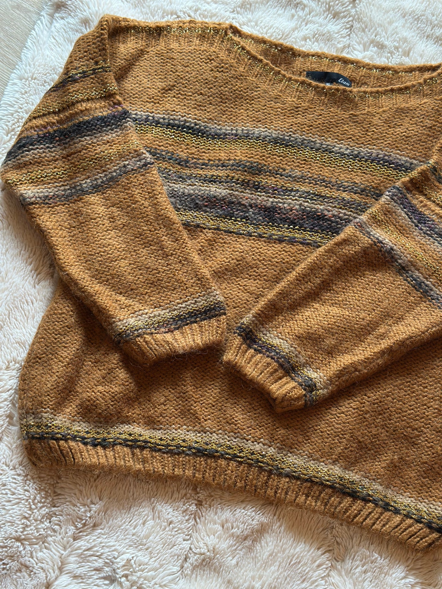 Pull tout doux en maille laine & alpaga T.42