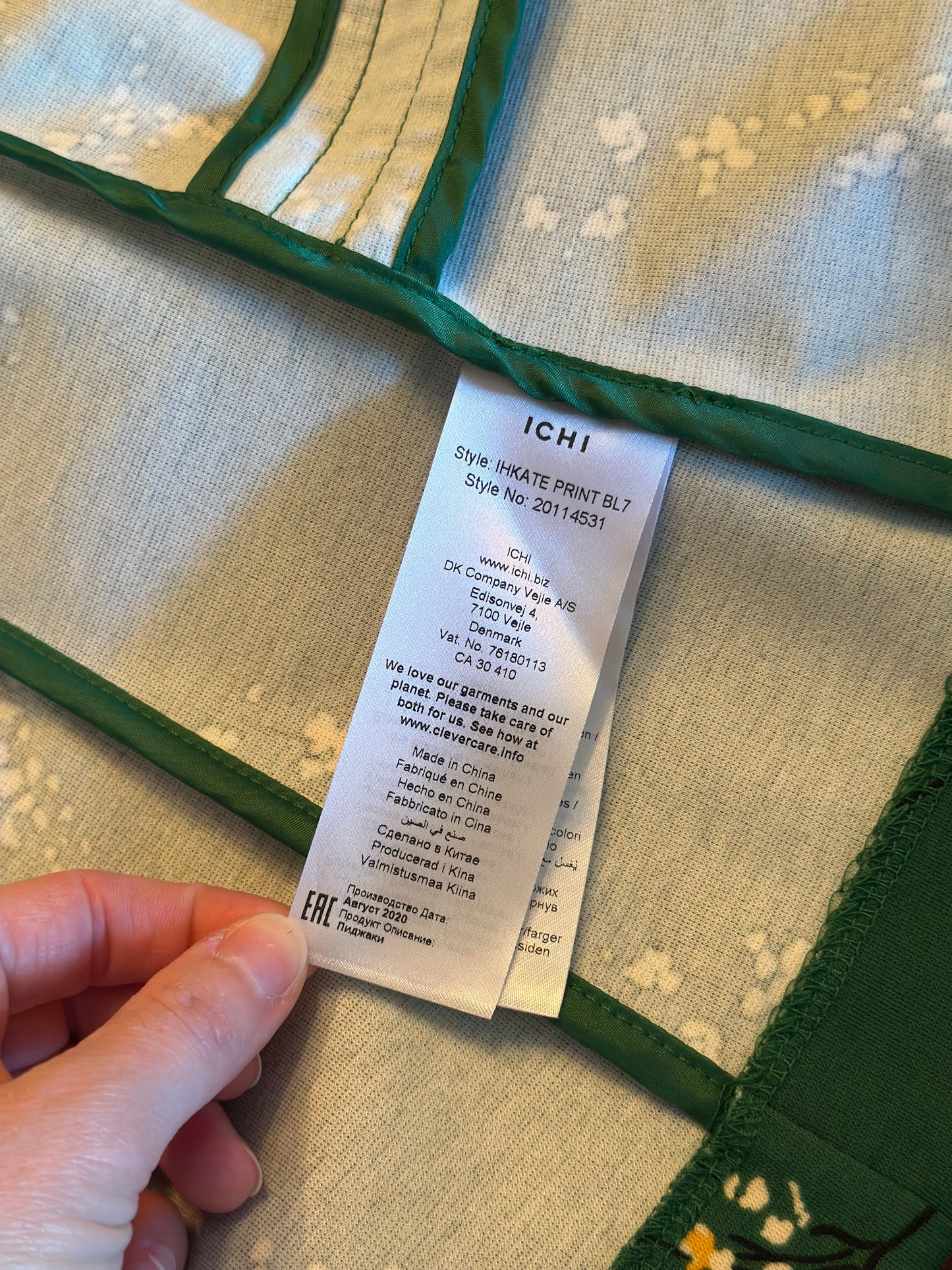 Blazer imprimé fleuri vert T.34 neuf