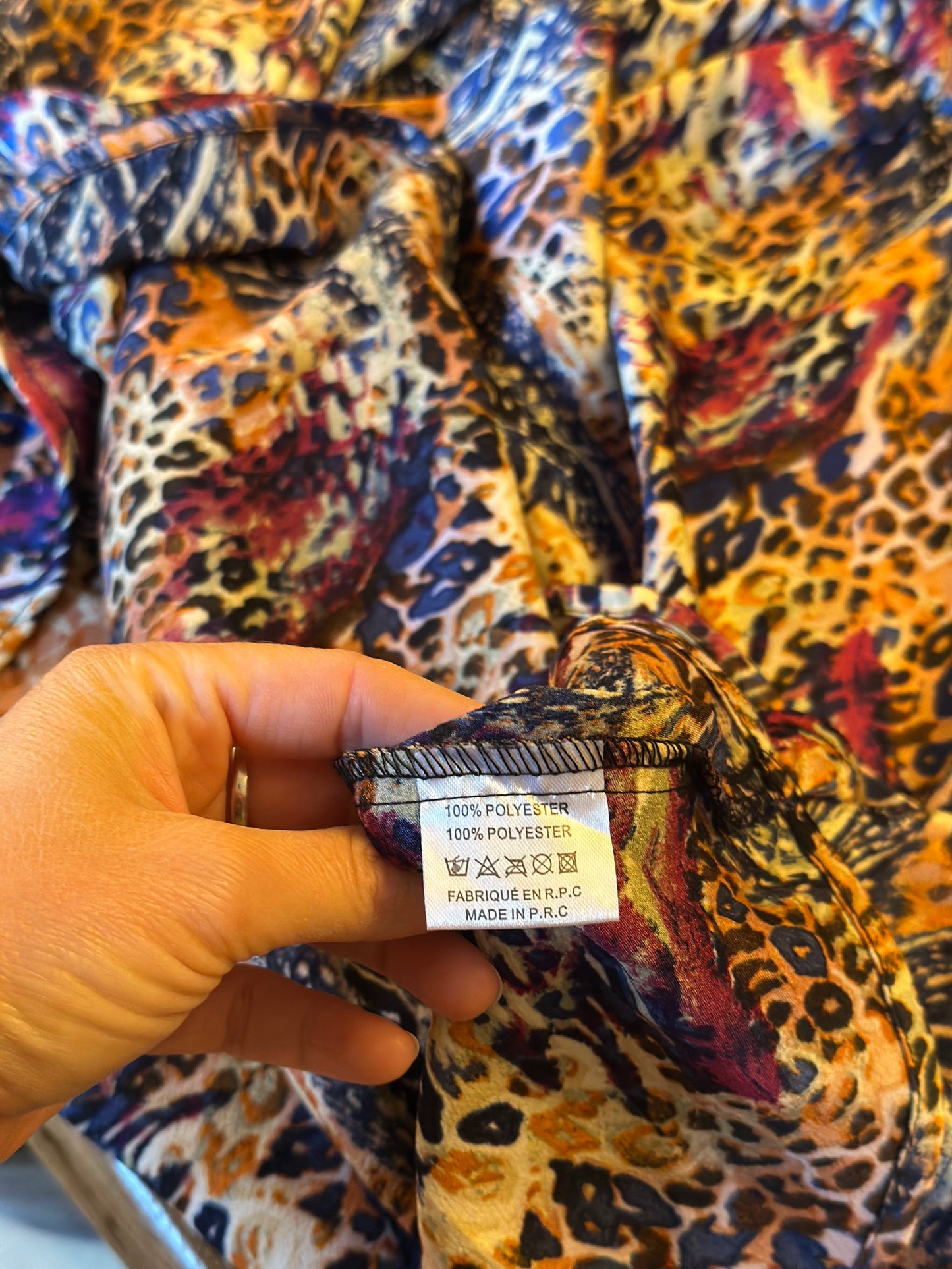 Robe fluide colorée T.36/38