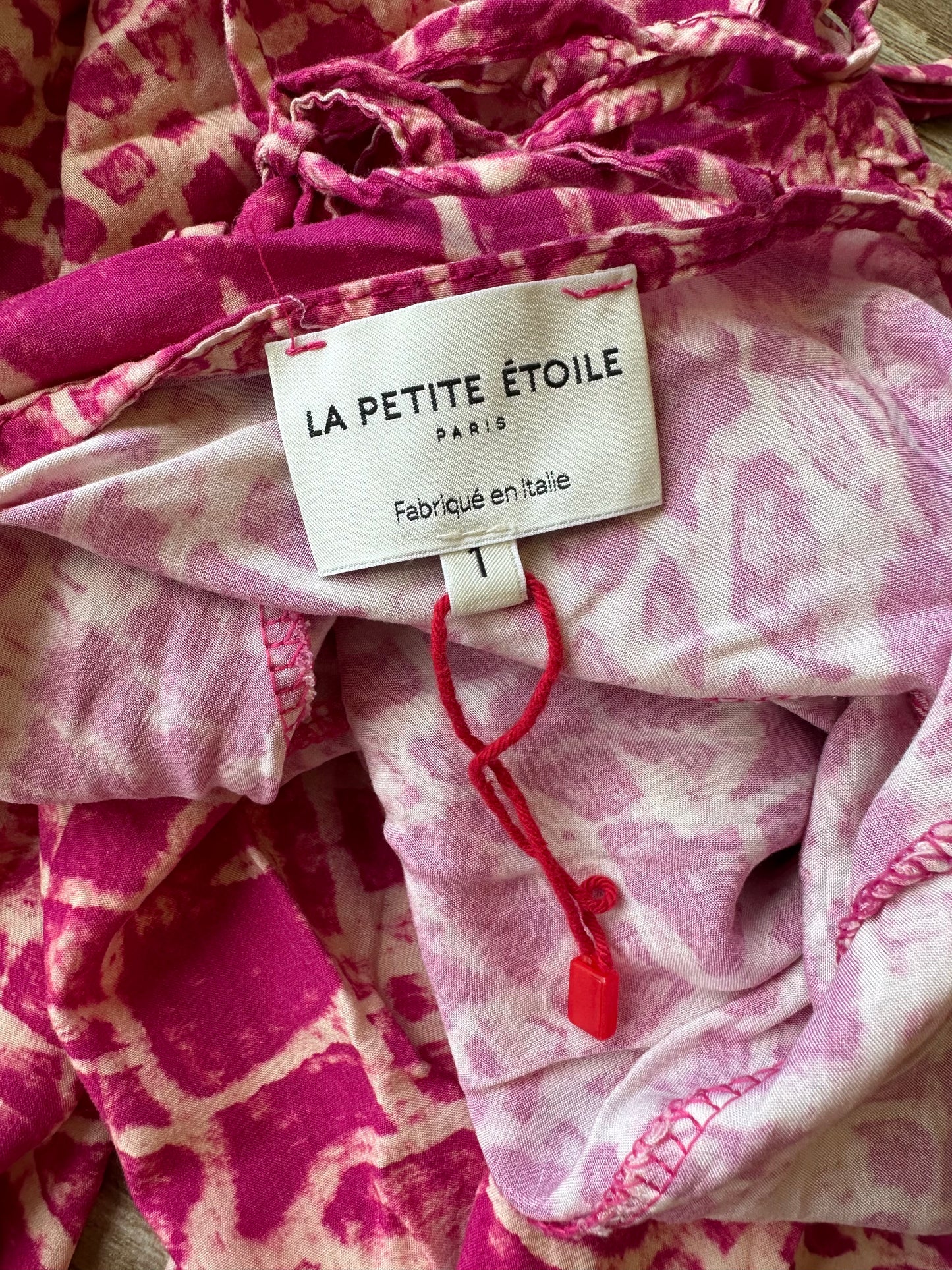 Combinaison imprimée tie and dye rose modèle Jude T.36