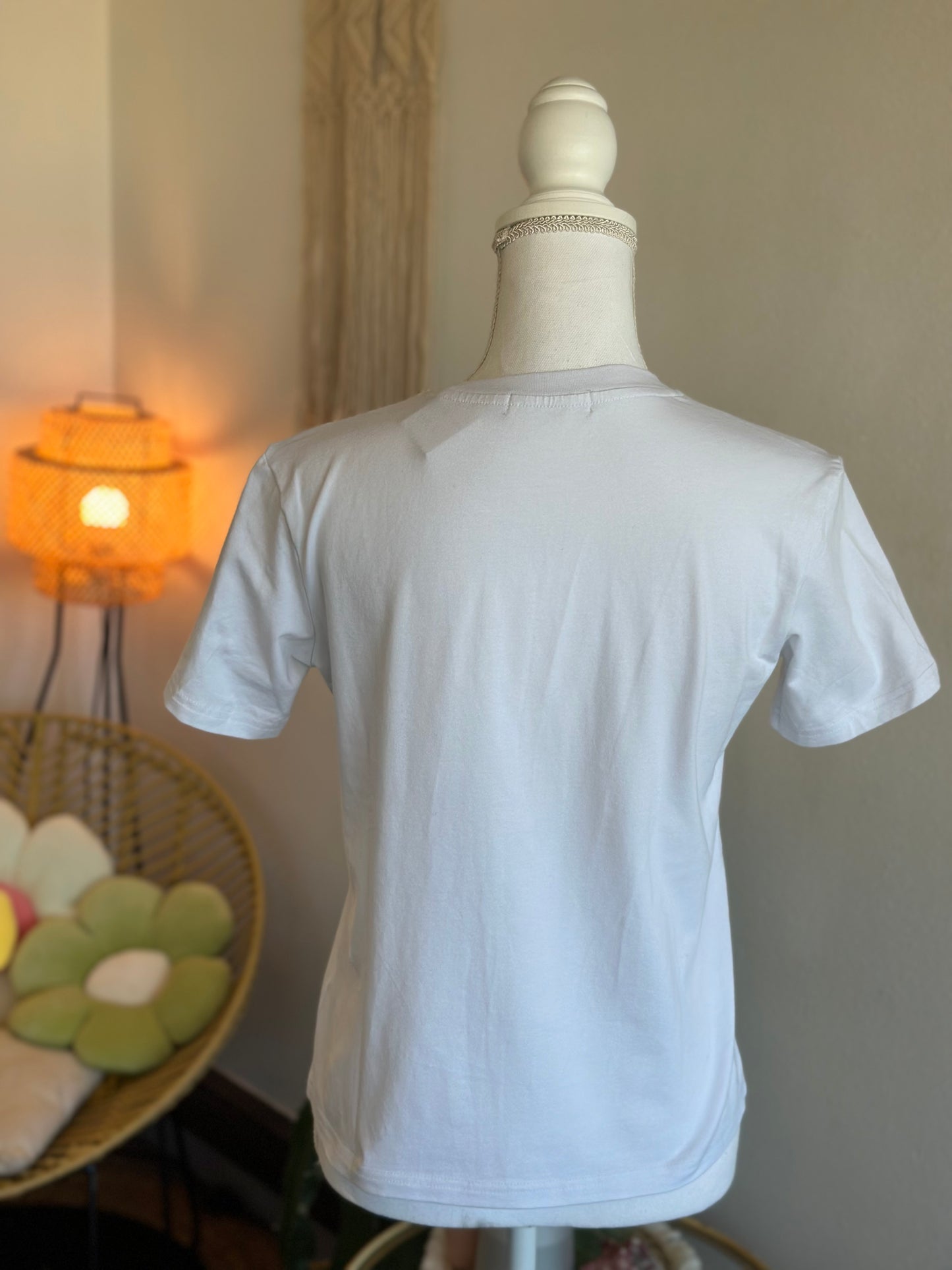 T-shirt blanc imprimé “Amour Postal”, T.34