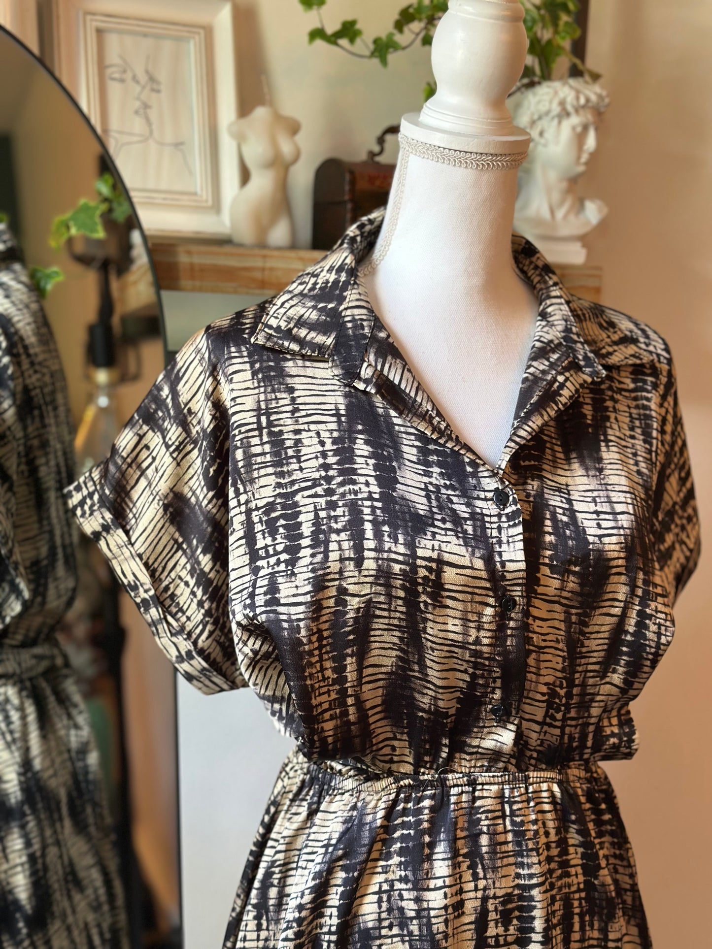 Robe fluide d’été imprimé tie & dye T.U
