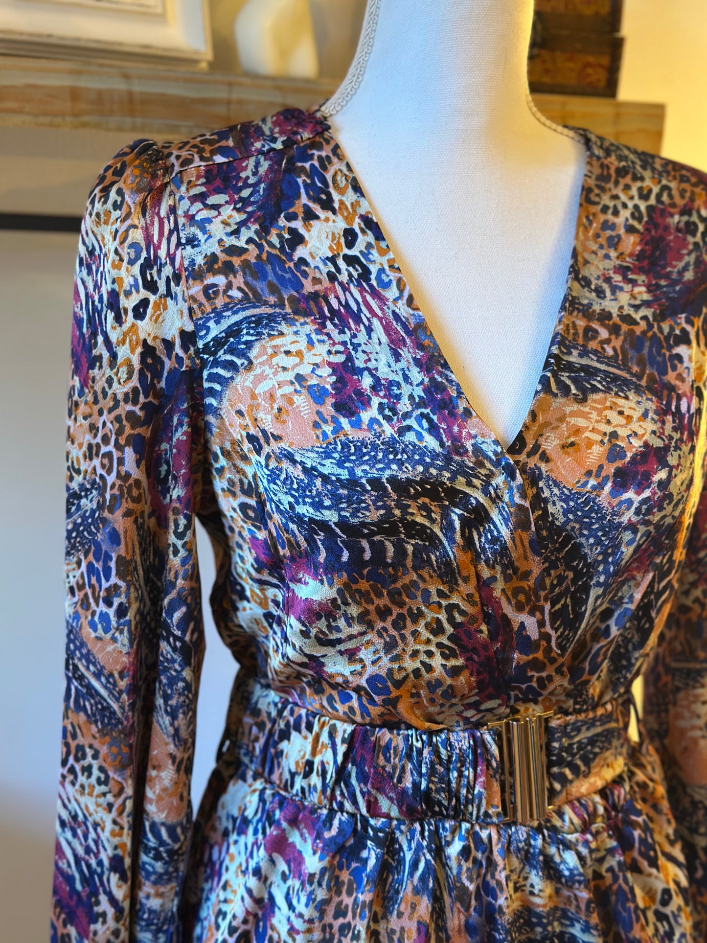 Robe fluide colorée T.36/38