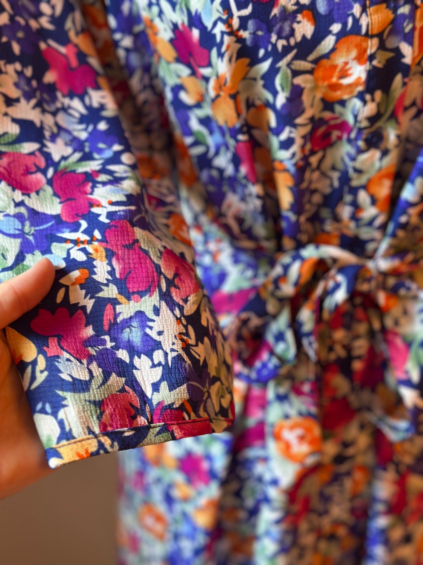 Robe longue fleurie colorée T.34